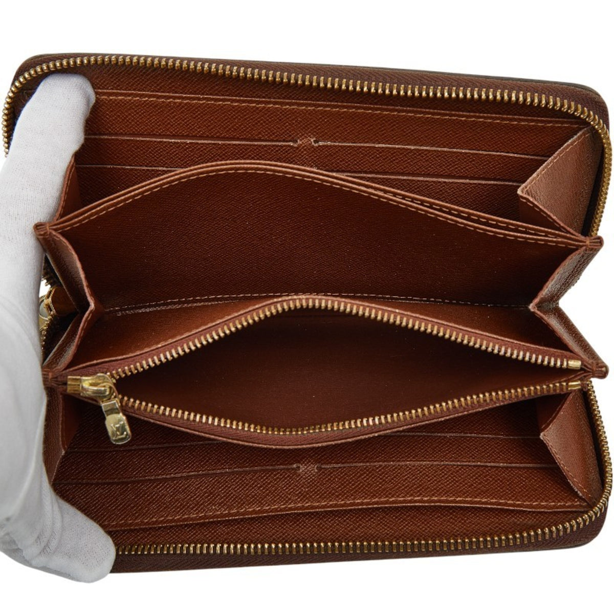 Louis Vuitton Monogram Brown Pvc Long Wallet (Bi-Fold) (Pre-Owned)