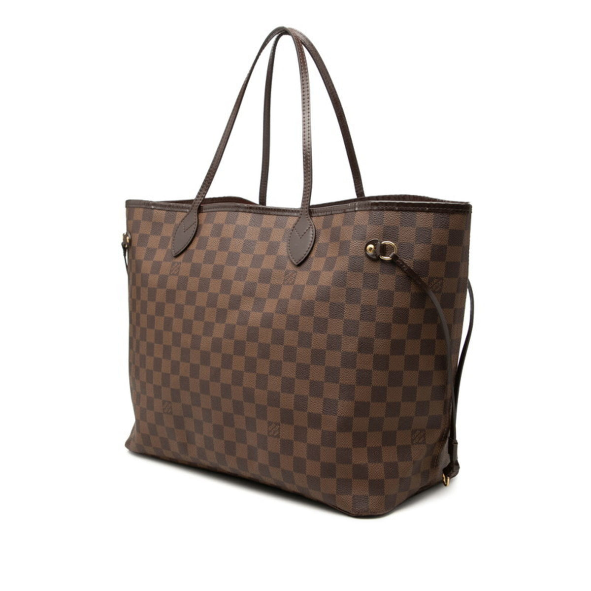 Louis Vuitton Brown Damier Canvas Pvc Leather Shoulder Bag Tote Bag (Pre-Owned)
