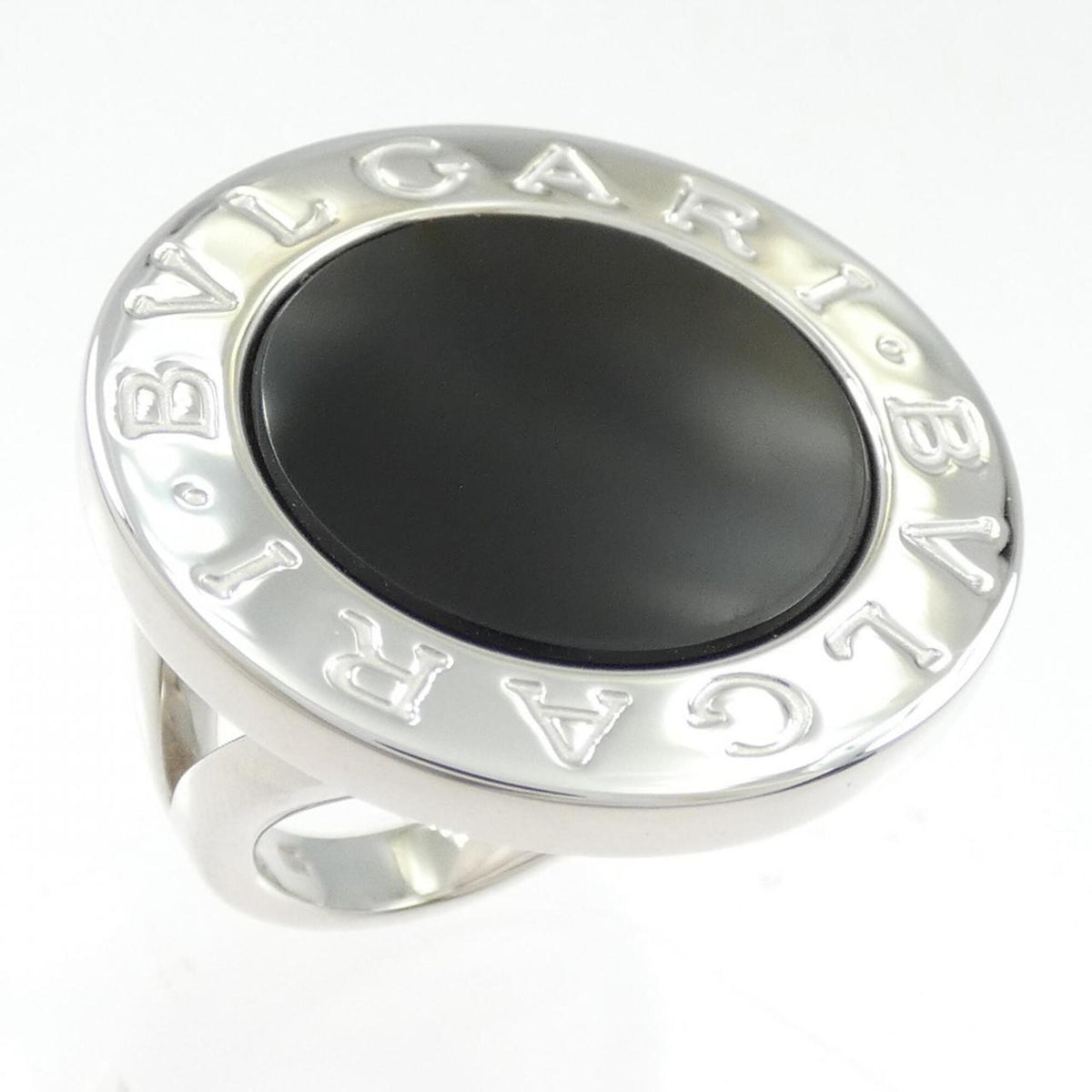 Bvlgari Bvlgari Bvlgari White Gold (18K) Band Ring (Pre-Owned)