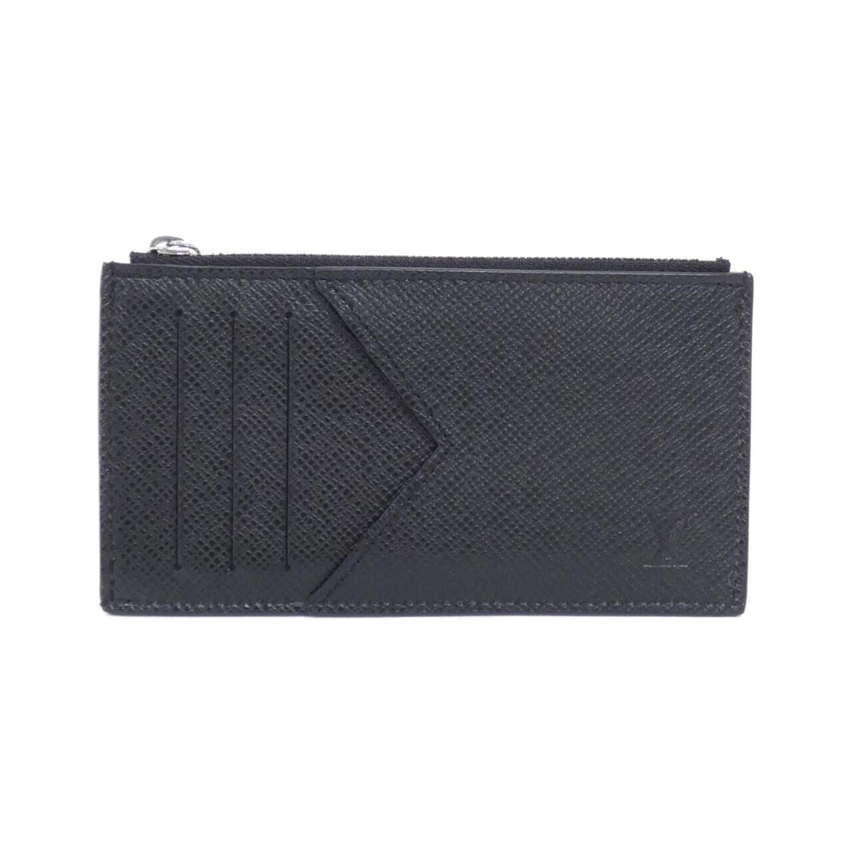 Louis Vuitton Black Leather Coin Purse/Coin Case (Pre-Owned)