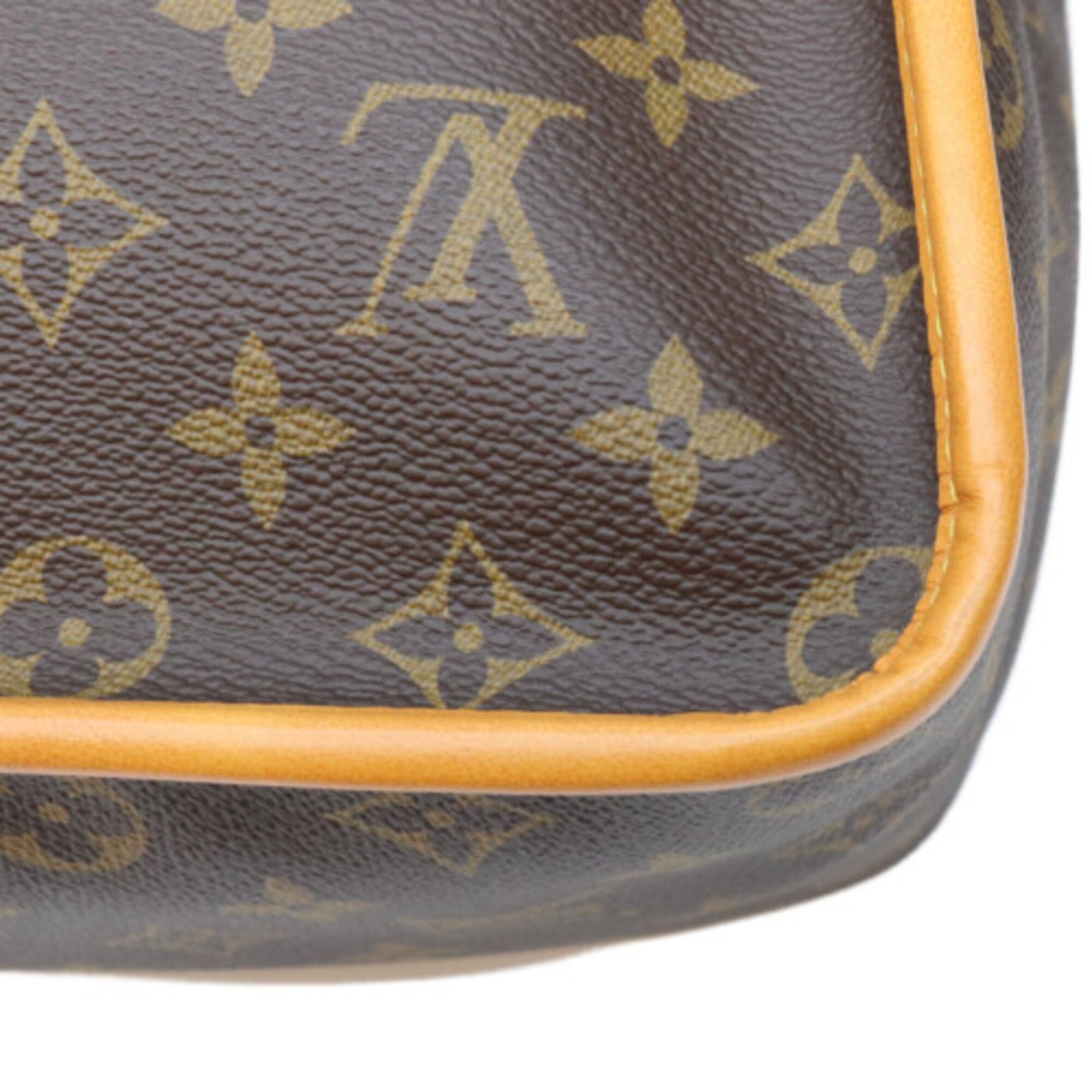 Louis Vuitton Brown Monogram Messenger Bag Shoulder Bag (Pre-Owned)