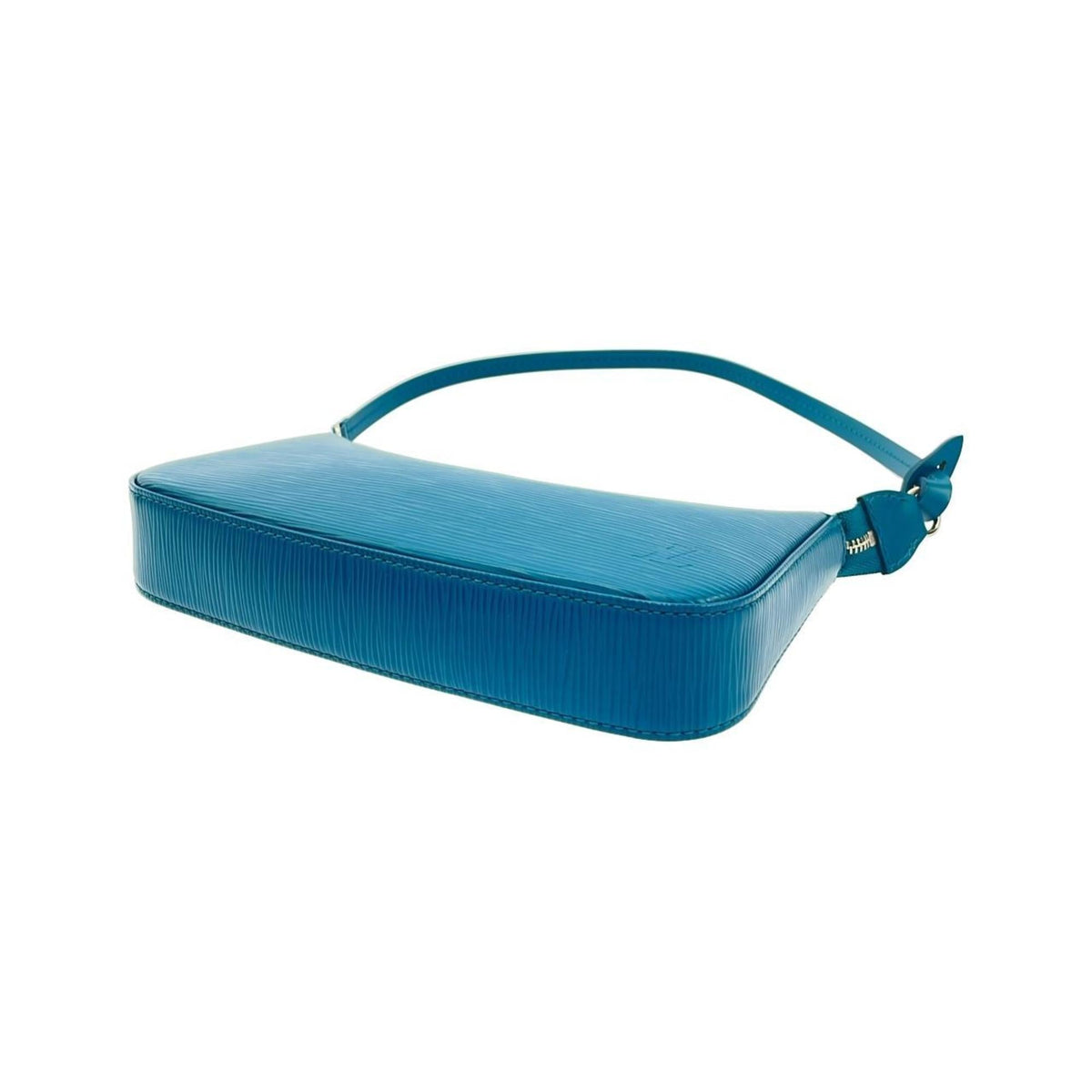 Louis Vuitton Cyan Leather Pochette Pouch (Pre-Owned)