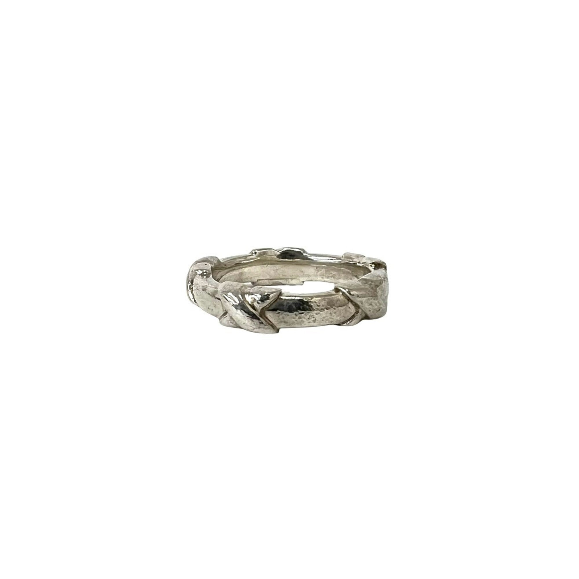 Tiffany Silver Silver 925 Band Ring (Pre-Owned)
