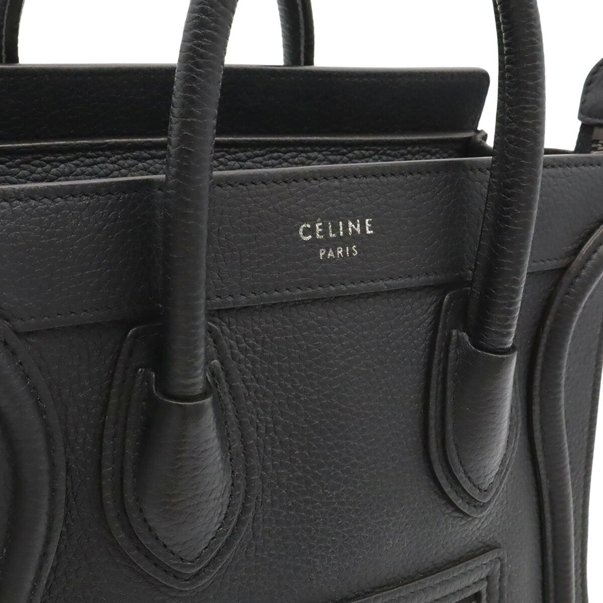Celine Black Leather Handbag (Pre-Owned)