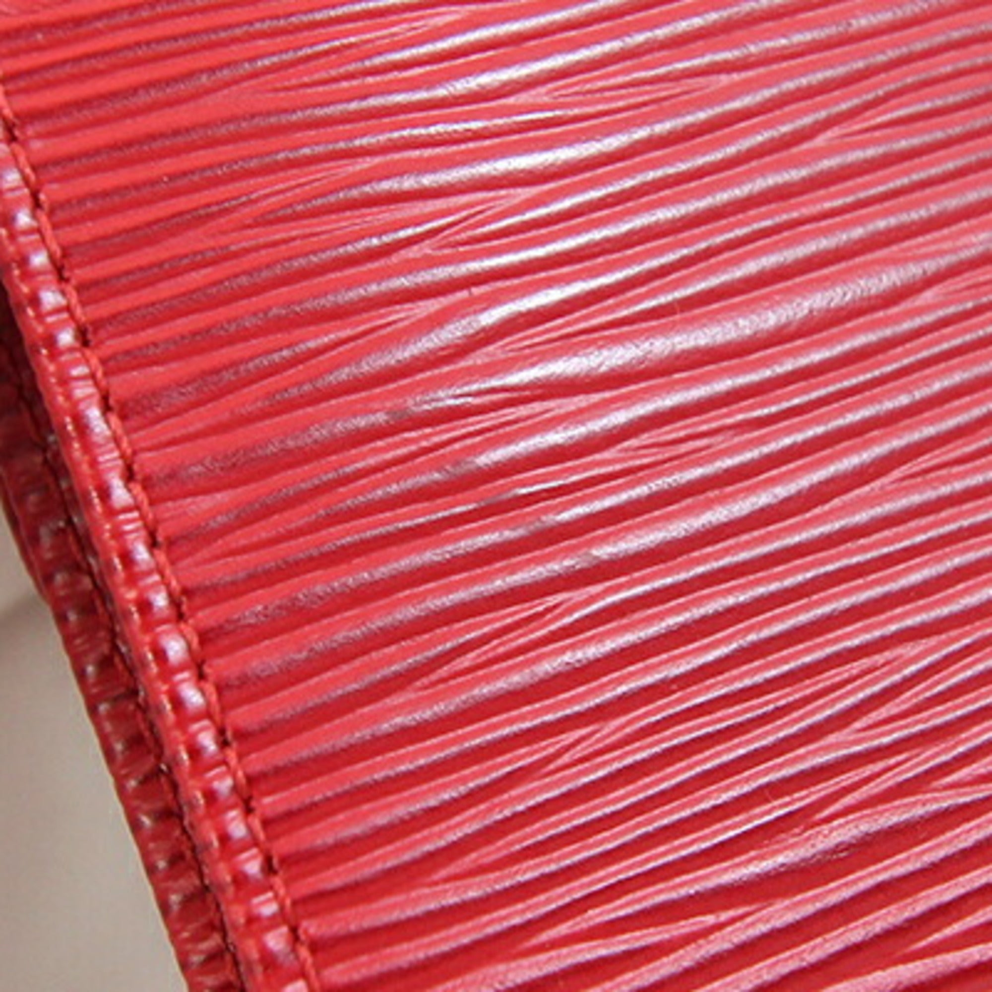 Louis Vuitton Epi Castilian Red Long Wallet (Bi-Fold) (Pre-Owned)