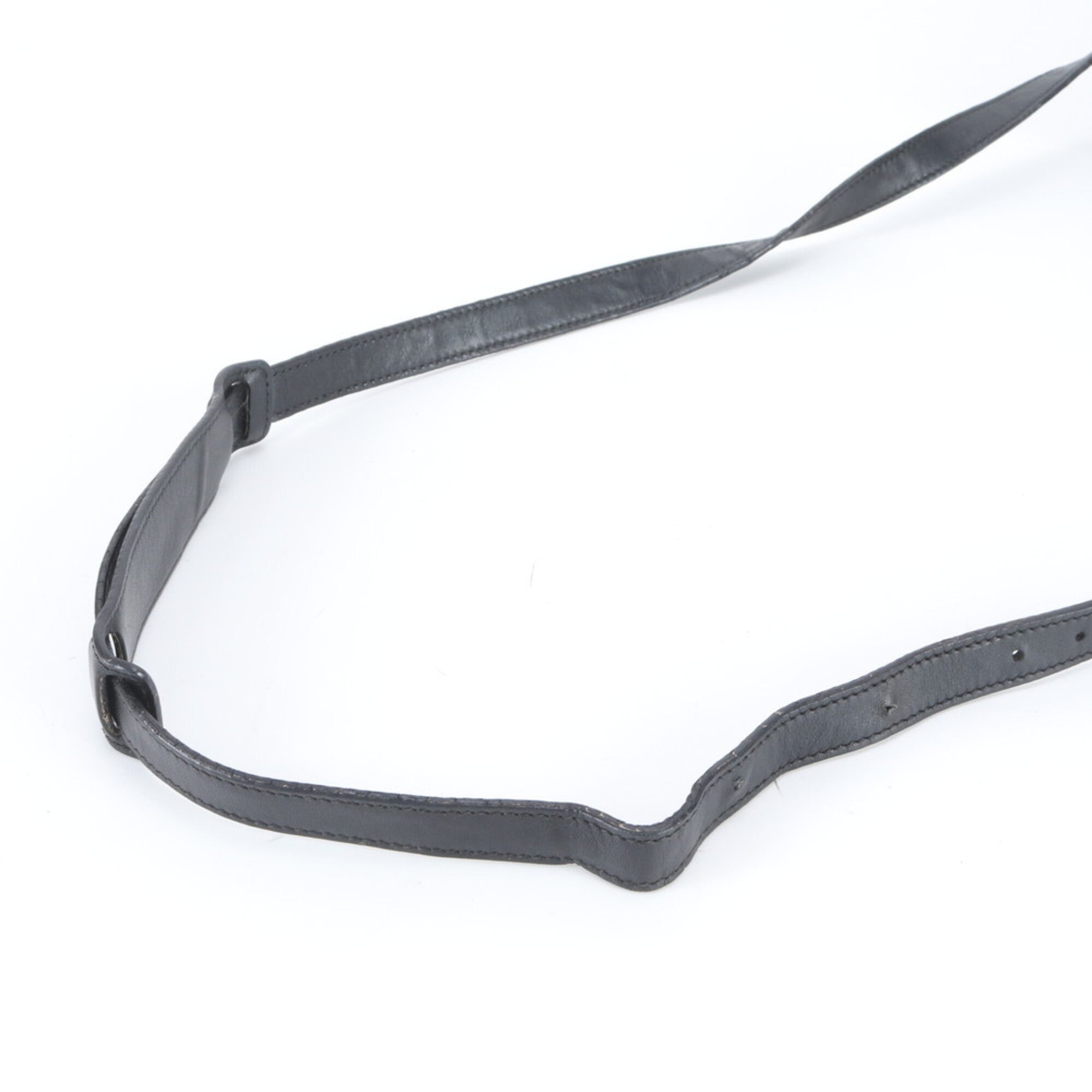 Gucci Black Leather Nylon Shoulder Bag Tote Bag (Pre-Owned)