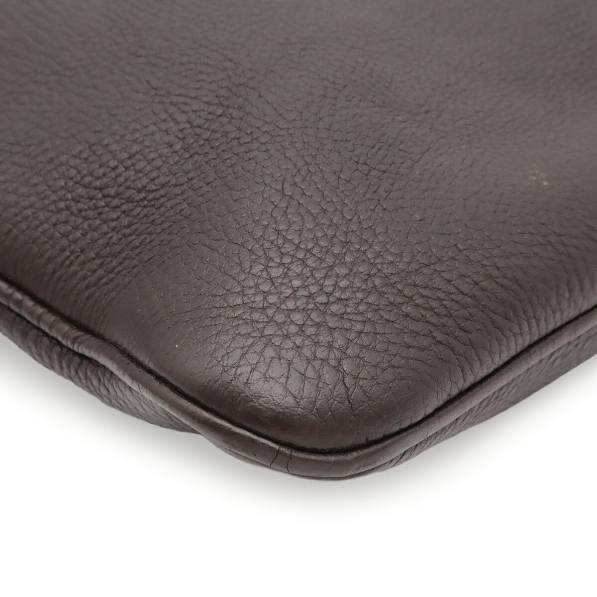 Gucci Dark Brown Leather Shoulder Bag (Pre-Owned)