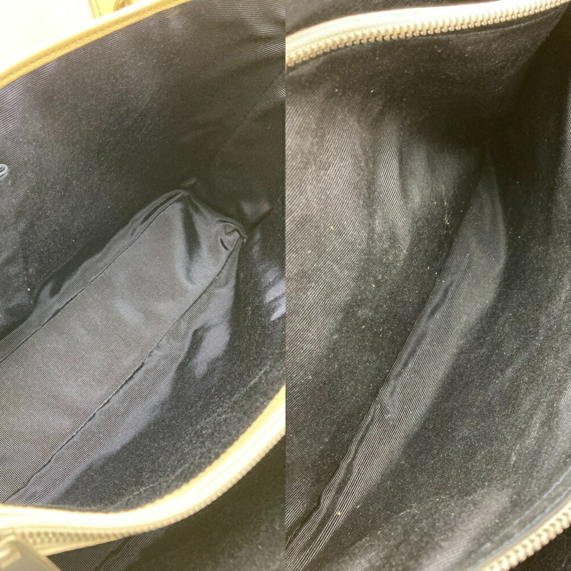 Celine Boogie Off-White Leather Handbag (Pre-Owned)