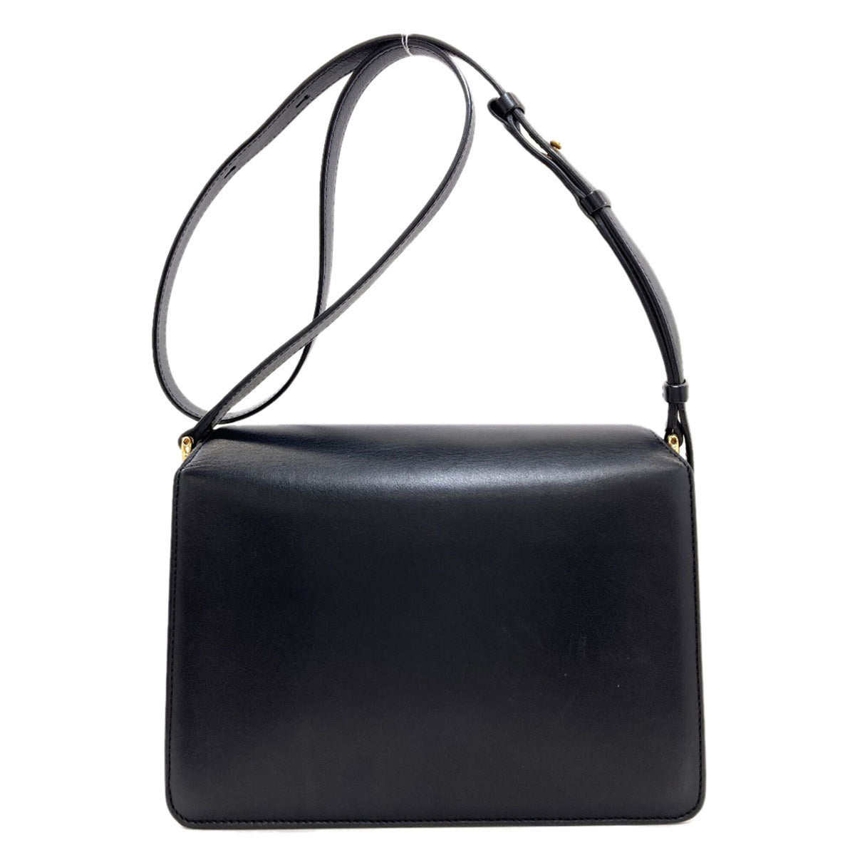 Salvatore Ferragamo Black Leather Shoulder Bag (Pre-Owned)