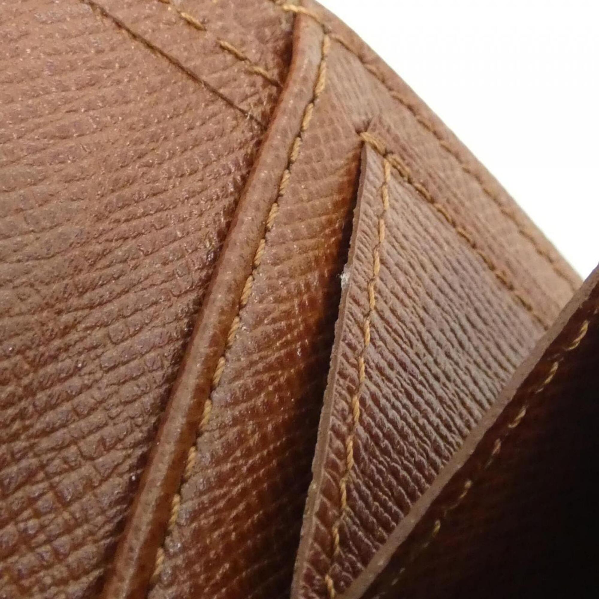 Louis Vuitton Brown Coated Canvas Wallet (Bi-Fold) (Pre-Owned)