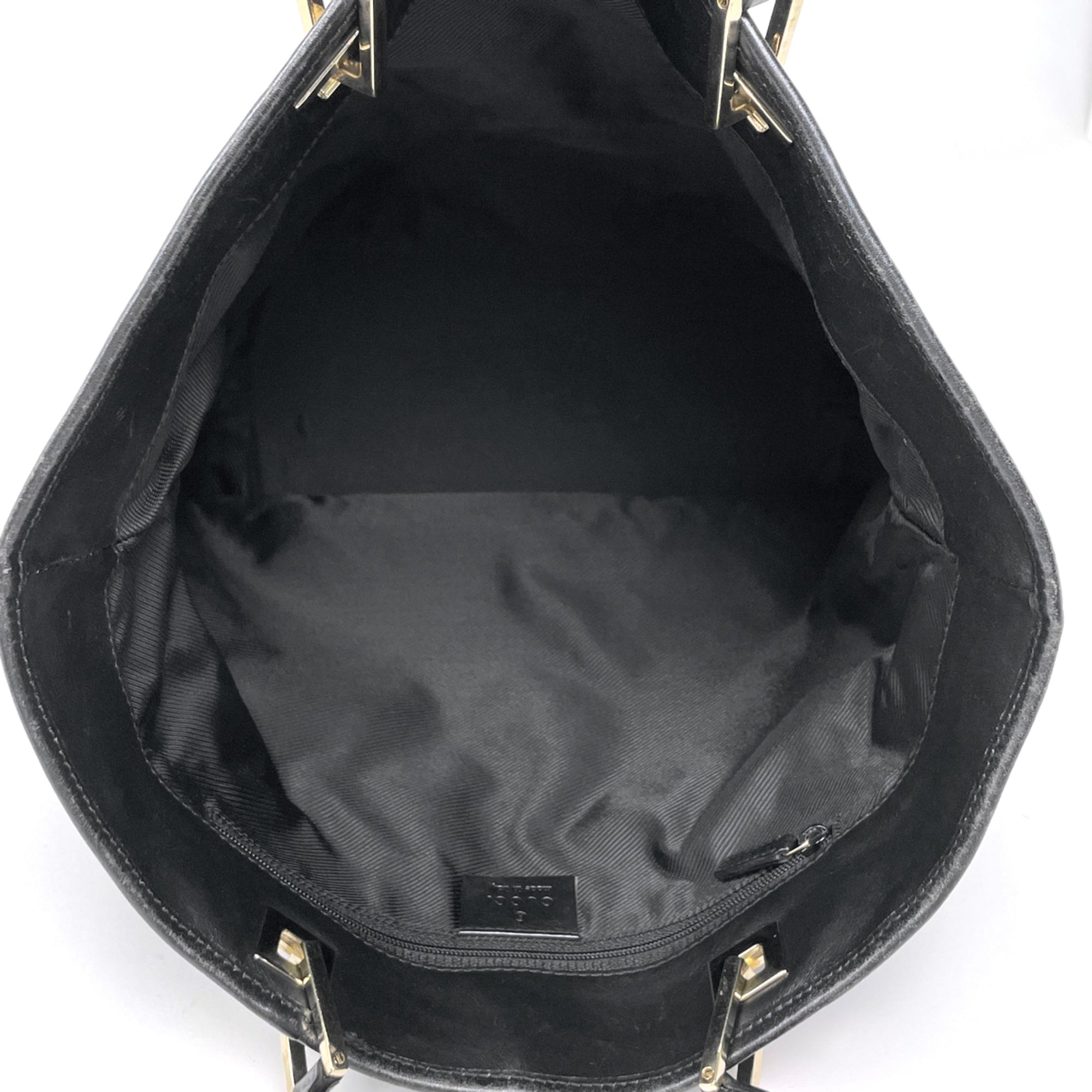 Gucci Black Gg Canvas Tote Bag (Pre-Owned)