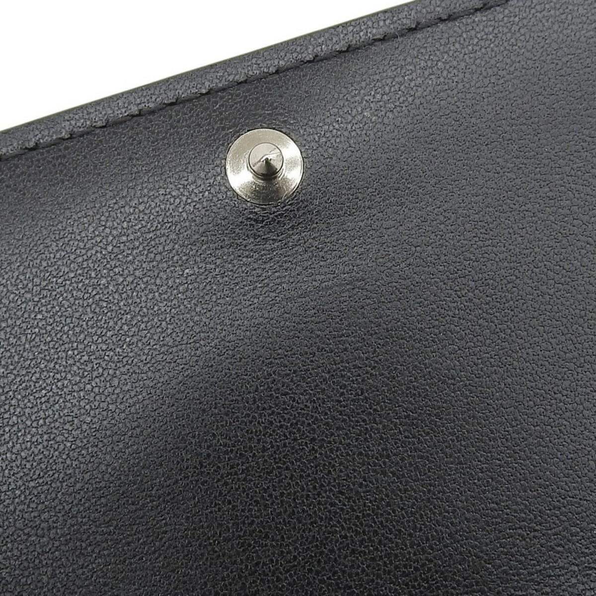 Christian Dior Black Leather Wallet (Tri-Fold) (Pre-Owned)