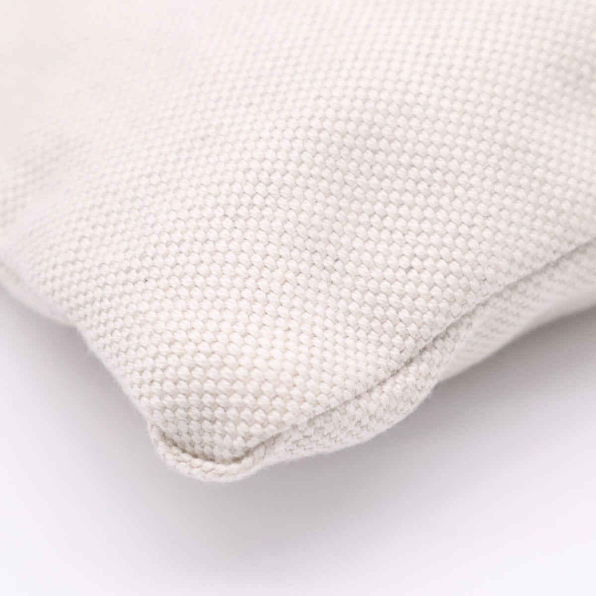 Miu Miu Black White Cotton Linen Pouch (Pre-Owned)