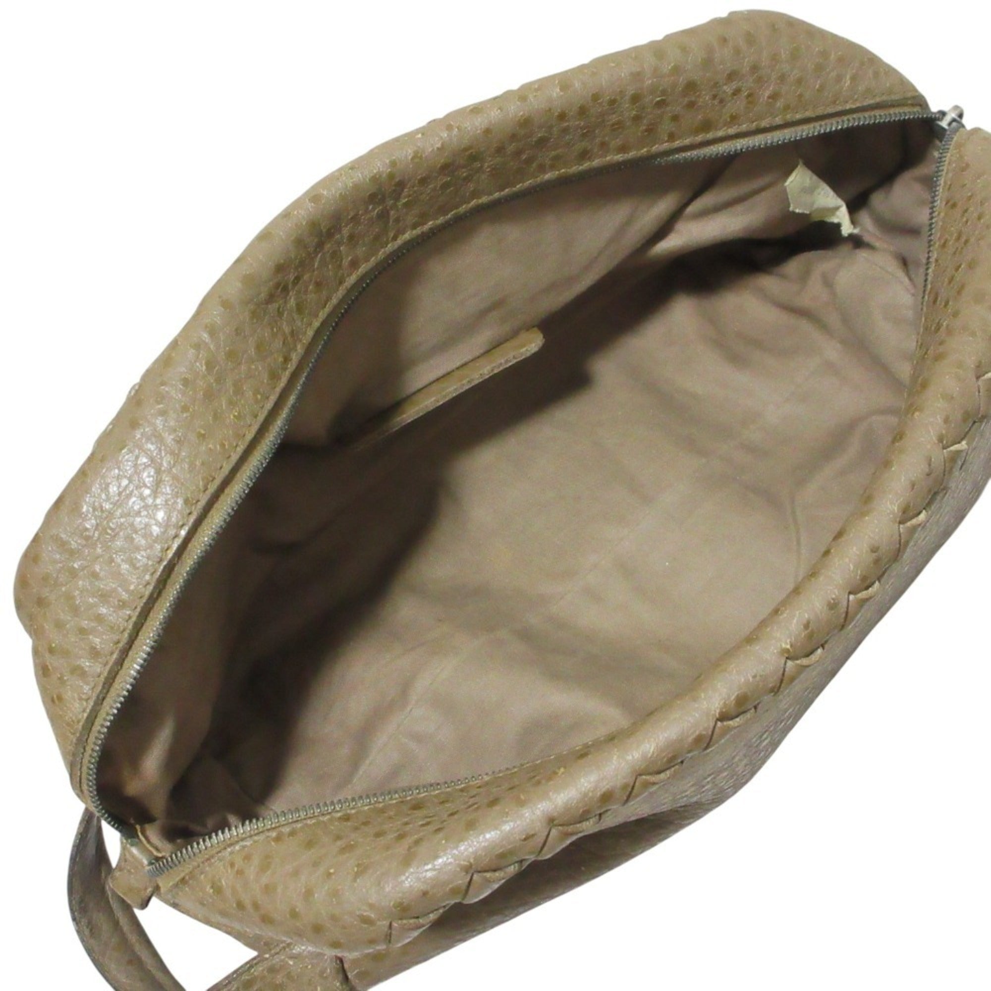 Bottega Veneta Brown Leather Clutch Bag (Pre-Owned)