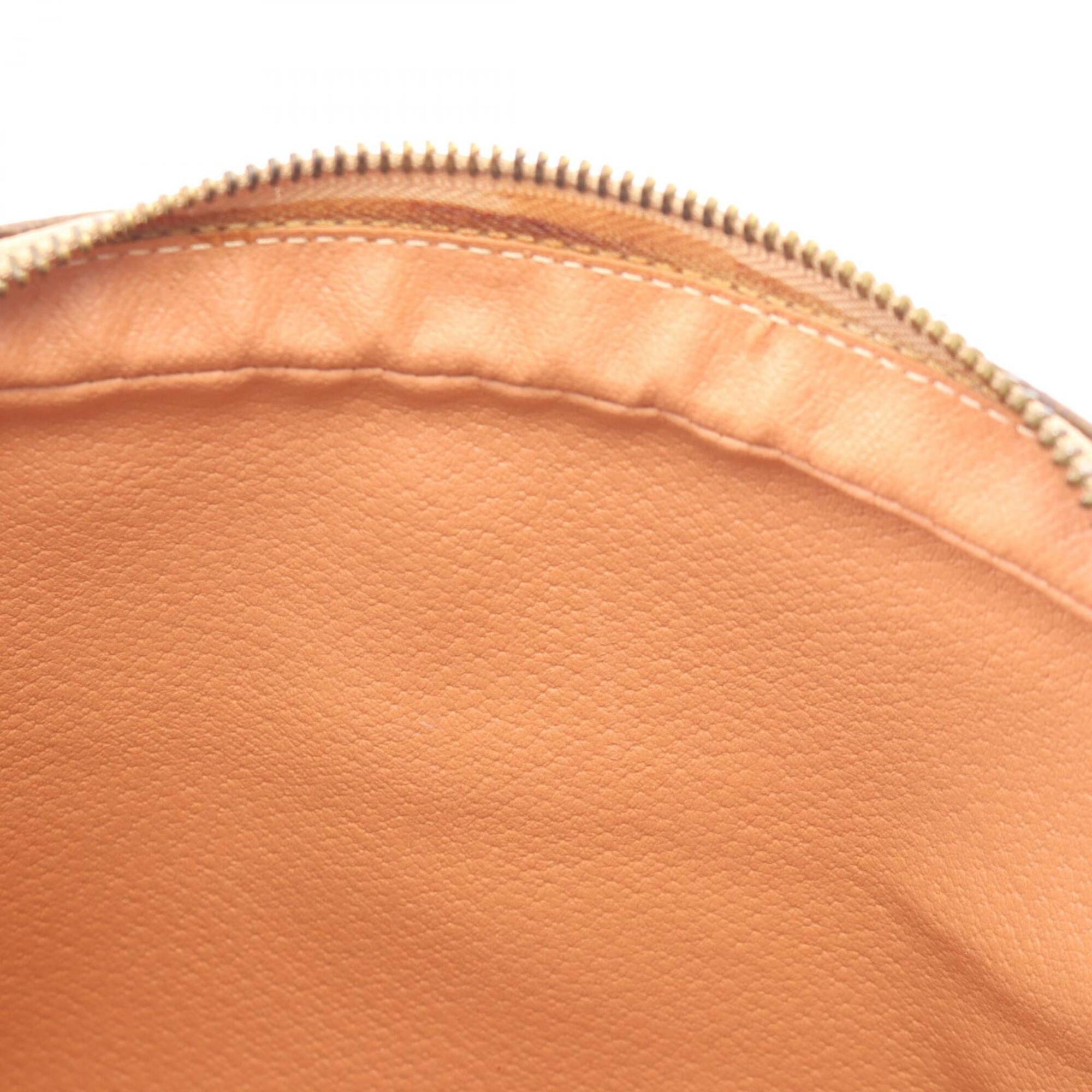 Celine Macadam Brown Coated Canvas Clutch Bag Handbag (Pre-Owned)