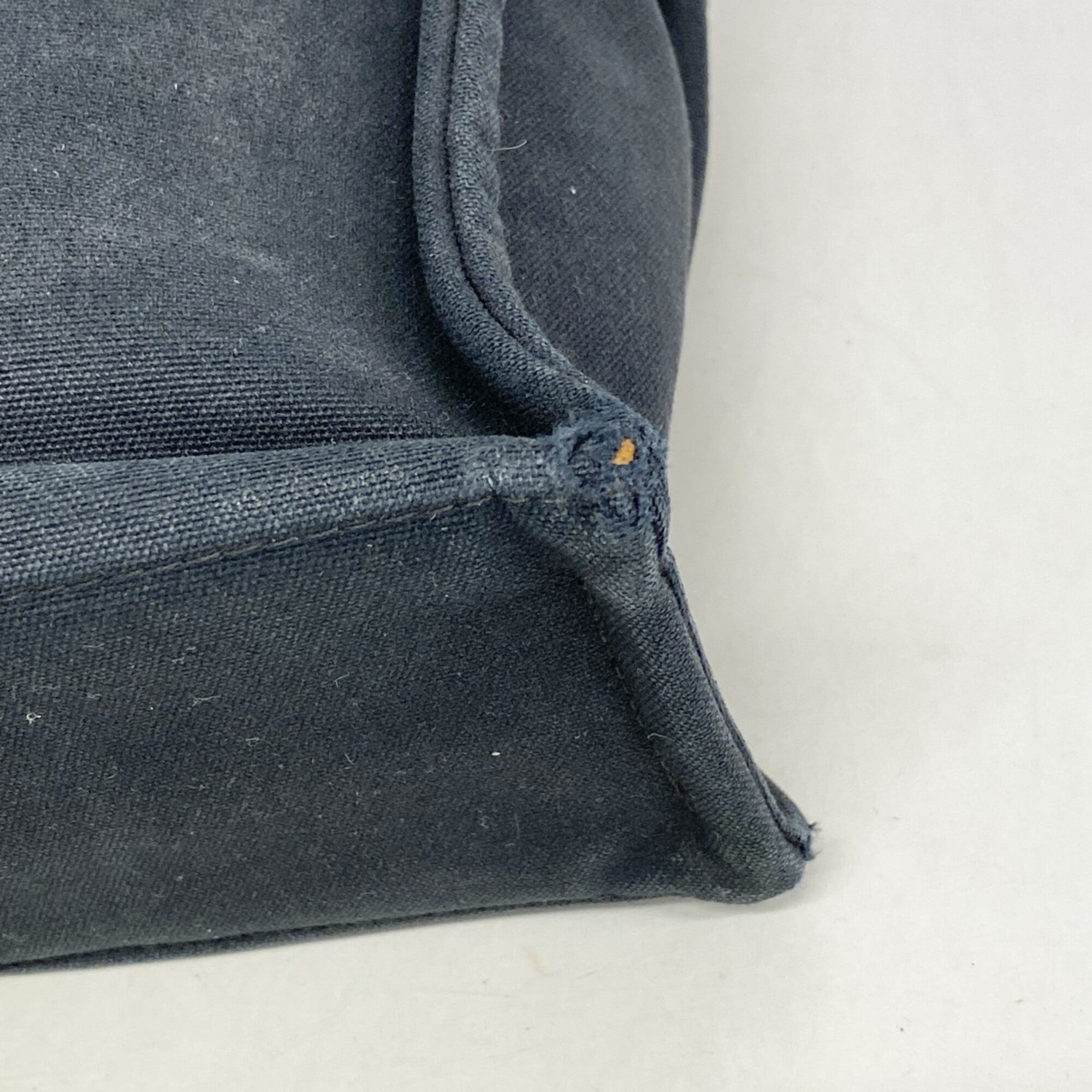 Hermes Black Canvas Tote Bag (Pre-Owned)