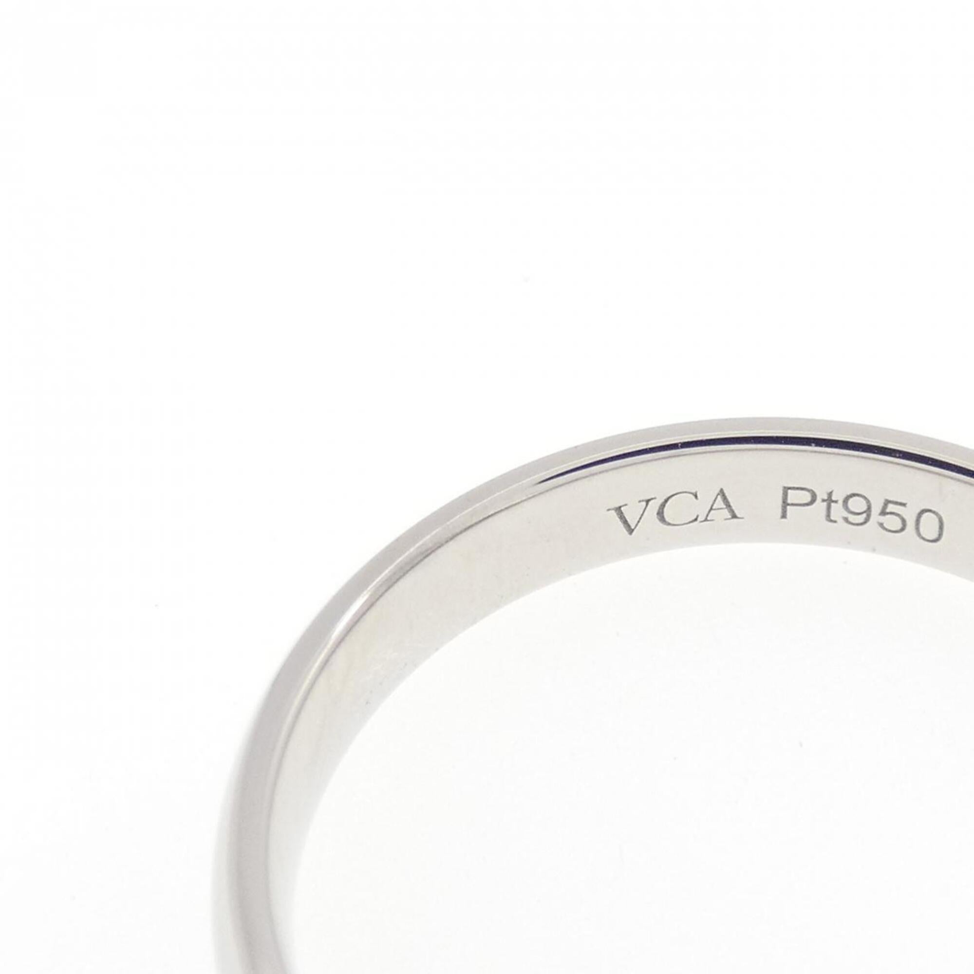 Van Cleef & Arpels Platinum 950 Band Ring (Pre-Owned)
