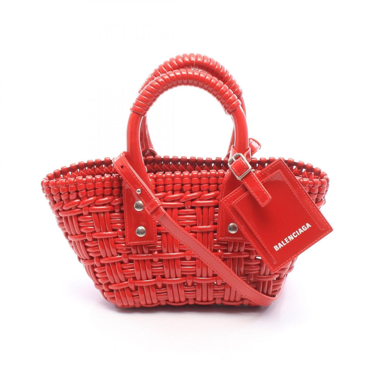 Balenciaga Red Color Leather Handbag (Pre-Owned)