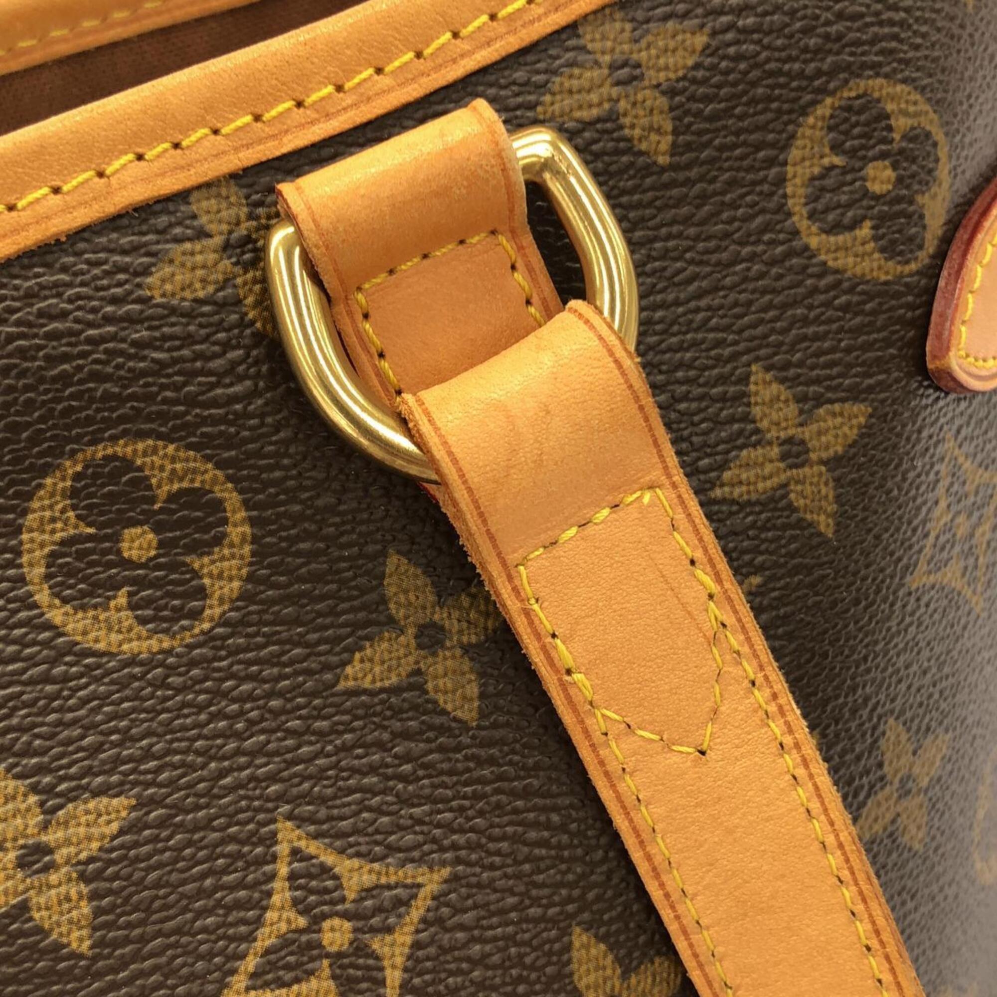 Louis Vuitton Brown Coated Canvas Handbag (Pre-Owned)