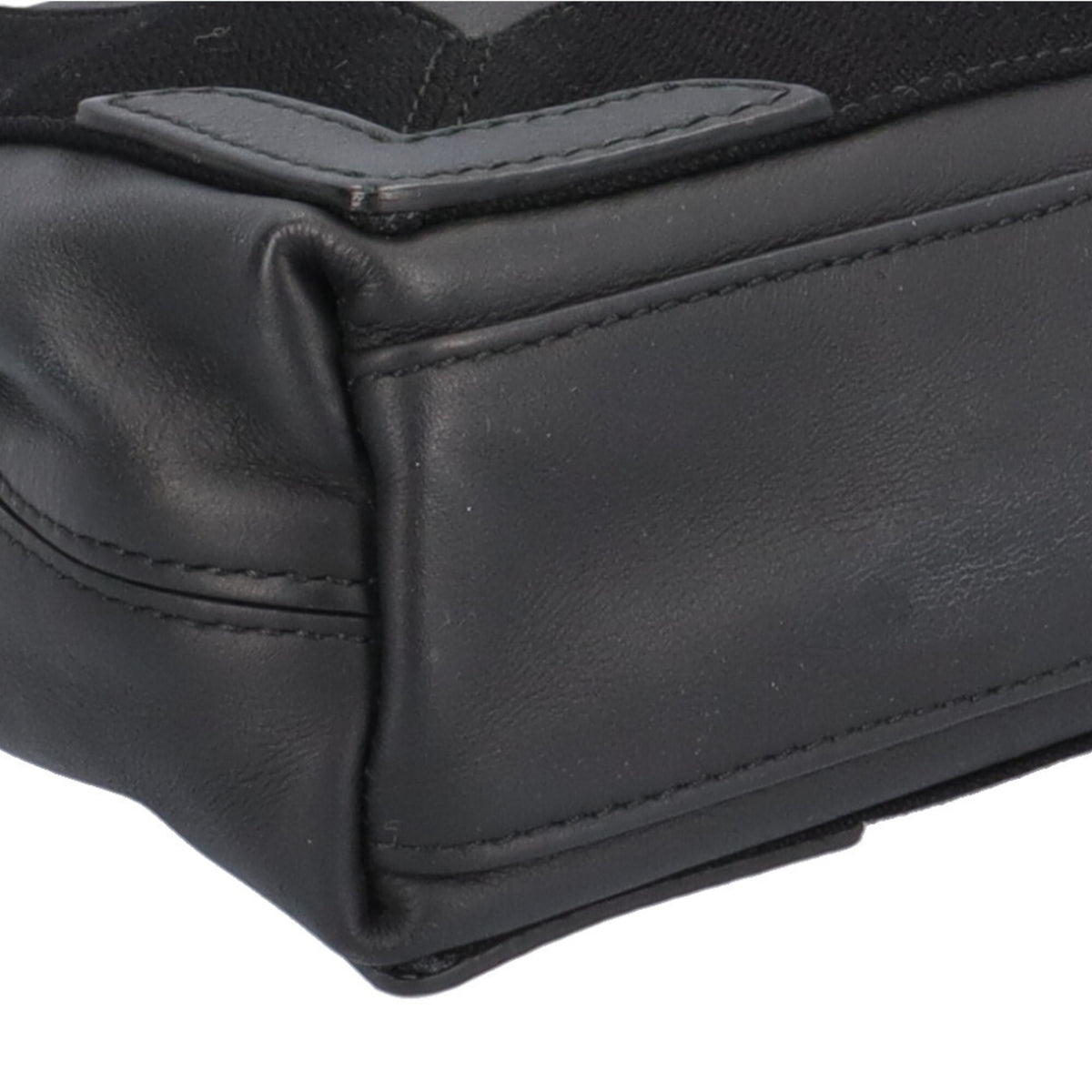 Balenciaga Black Leather Handbag Shoulder Bag (Pre-Owned)
