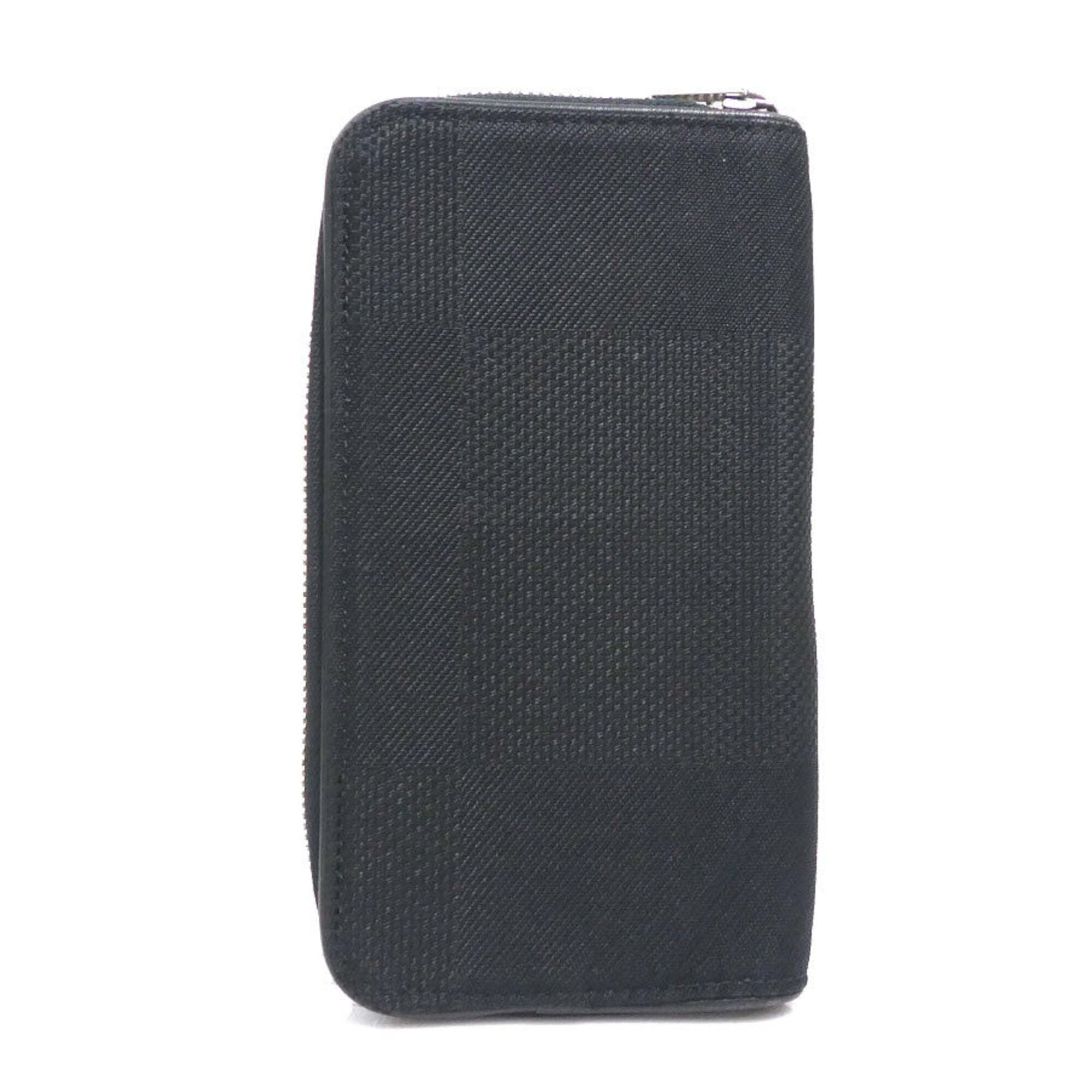 Louis Vuitton Noir Canvas Long Wallet (Bi-Fold) (Pre-Owned)