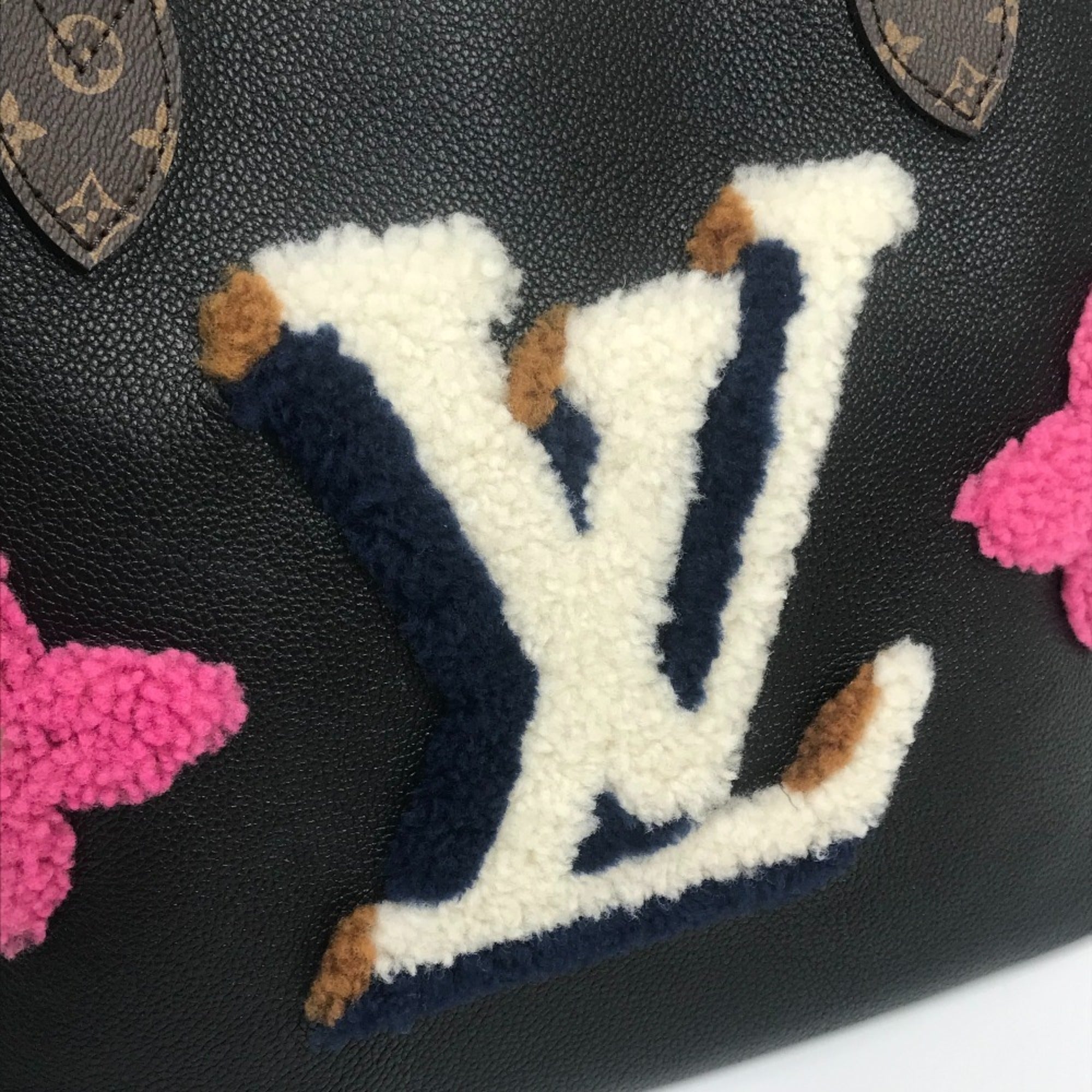 Louis Vuitton Black Monogram Monogram Leather Shoulder Bag Tote Bag (Pre-Owned)