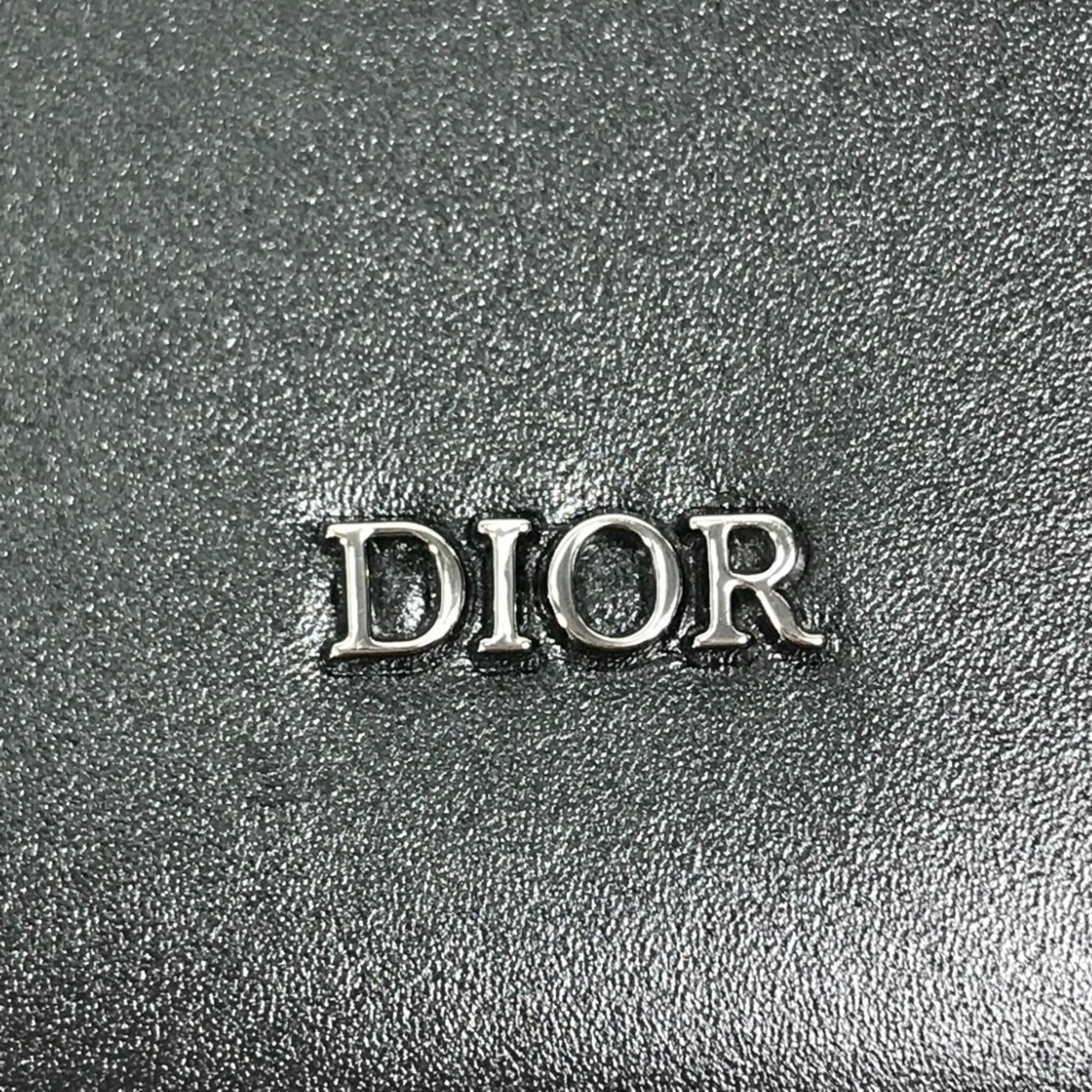 Christian Dior Black Leather Shoulder Bag (Pre-Owned)