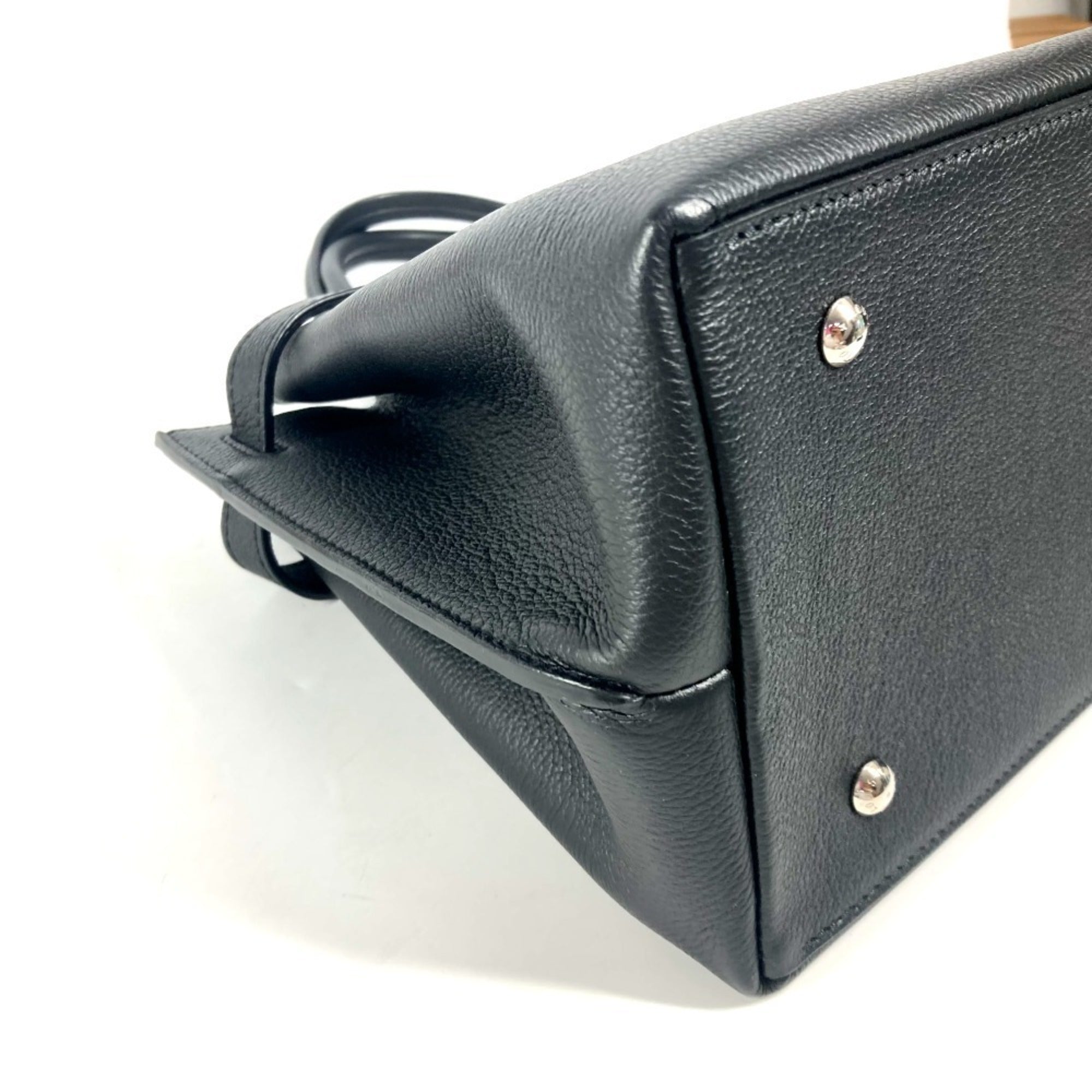 Louis Vuitton Black Cuir Ombre Leather Handbag Shoulder Bag Tote Bag (Pre-Owned)