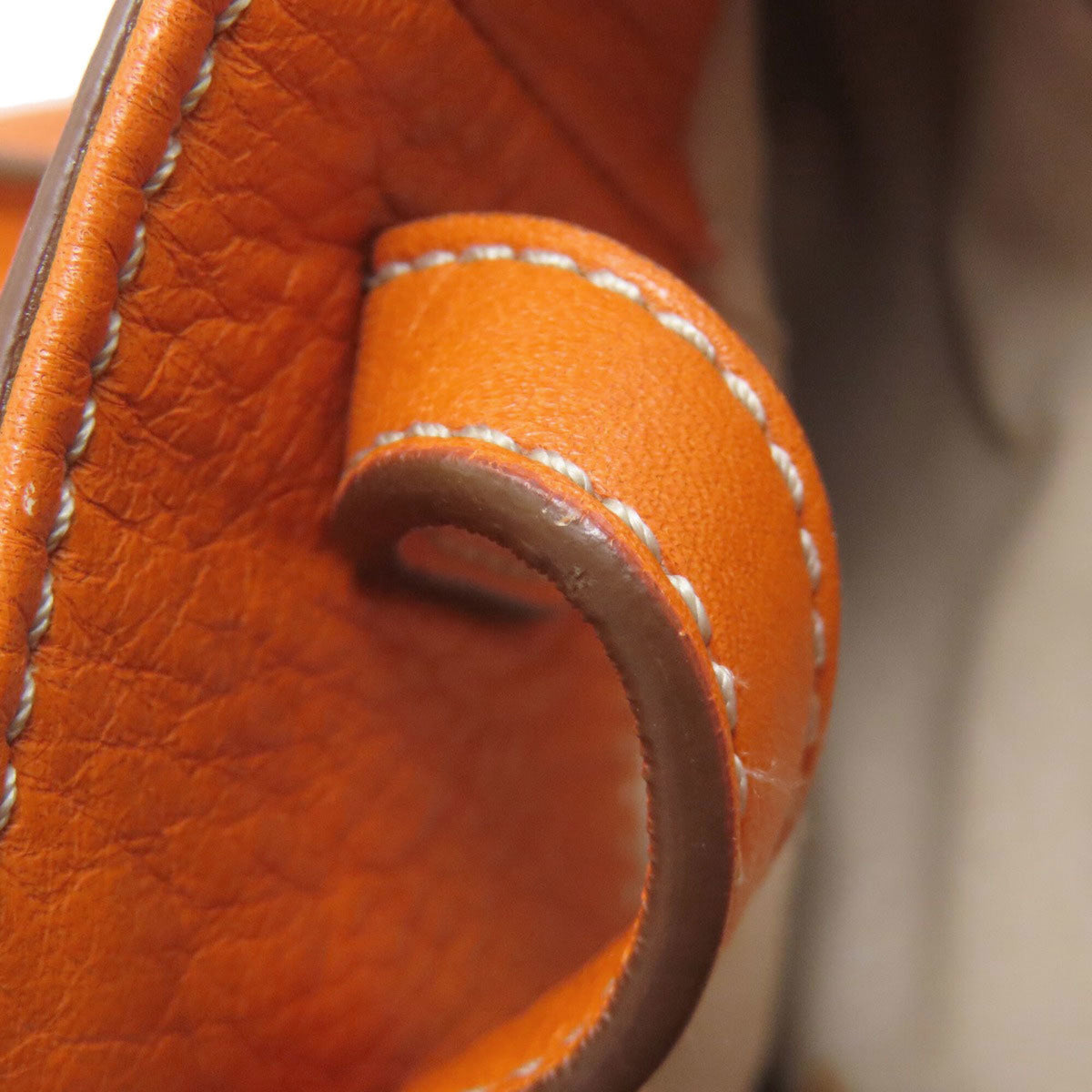 Tod's Orange Leather Tote Bag (Pre-Owned)