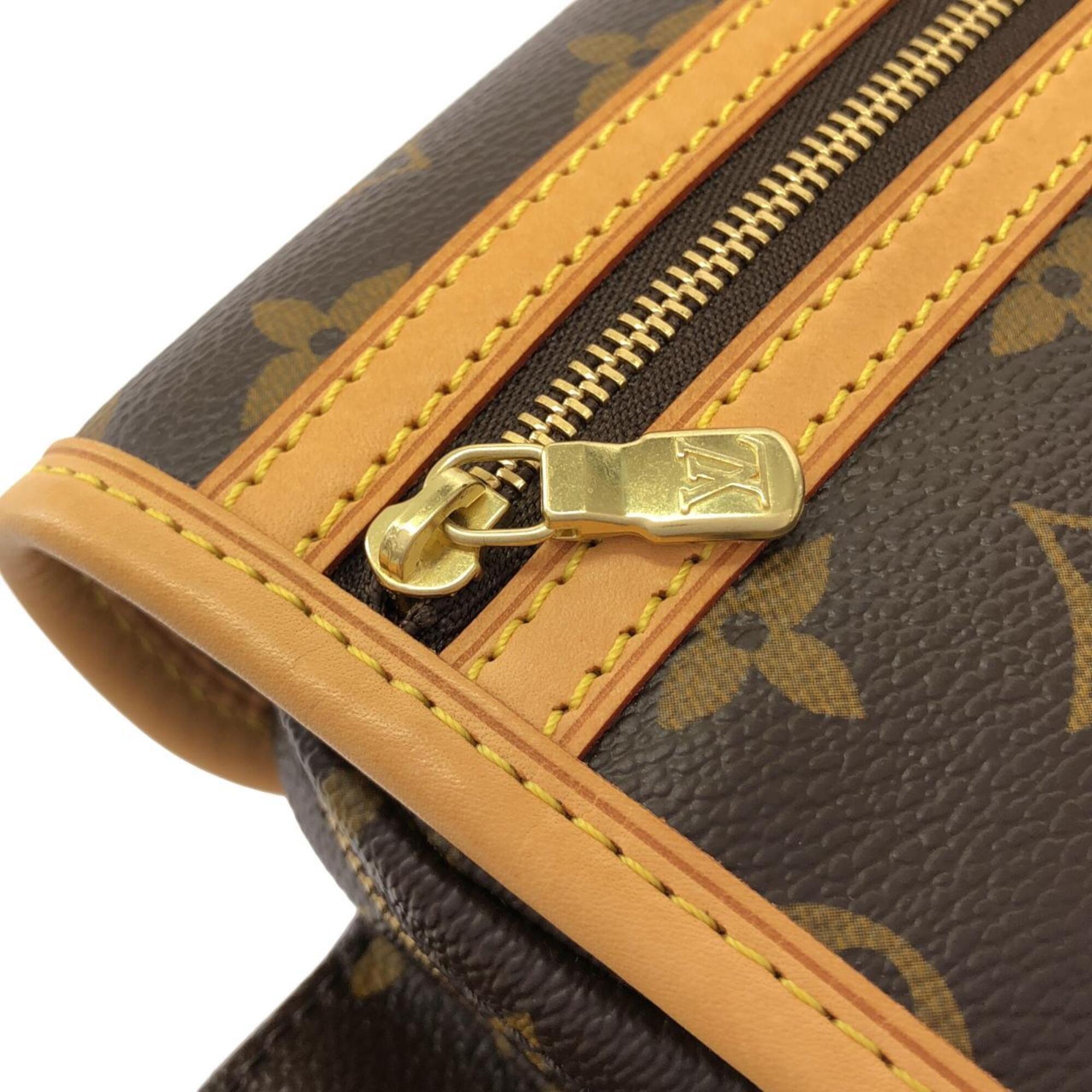 Louis Vuitton Marron Monogram Coated Canvas Shoulder Bag (Pre-Owned)