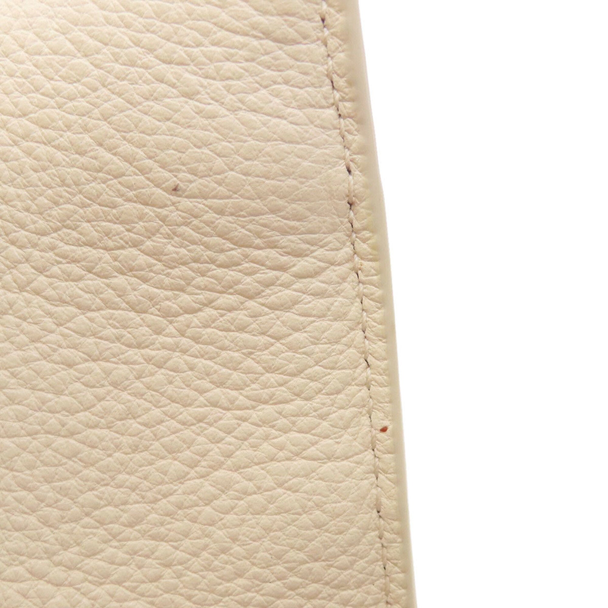 Bvlgari Bvlgari Bvlgari White Leather Handbag (Pre-Owned)