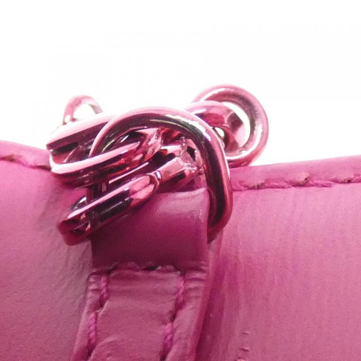 Christian Dior Pink Chain/Shoulder Wallet (Pre-Owned)