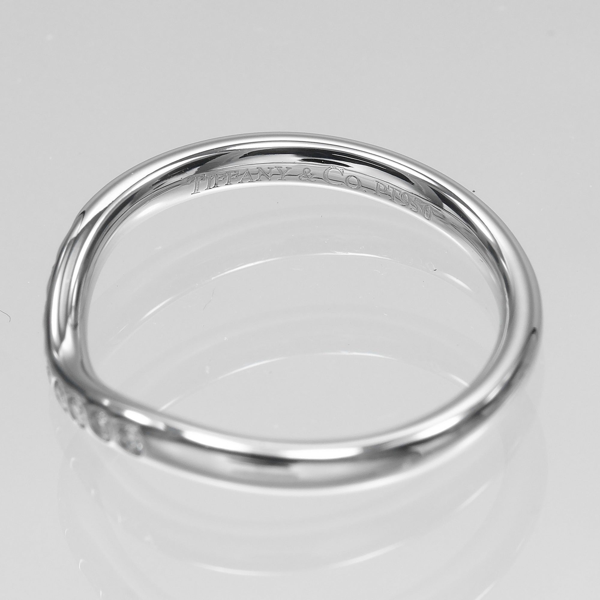 Tiffany Platinum 950 Band Ring (Pre-Owned)
