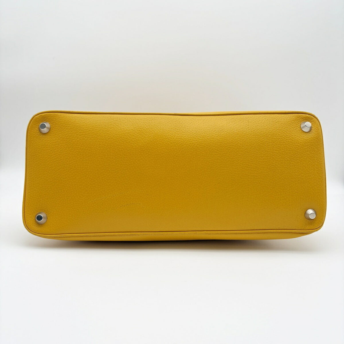 Prada Yellow Leather Tote Bag (Pre-Owned)