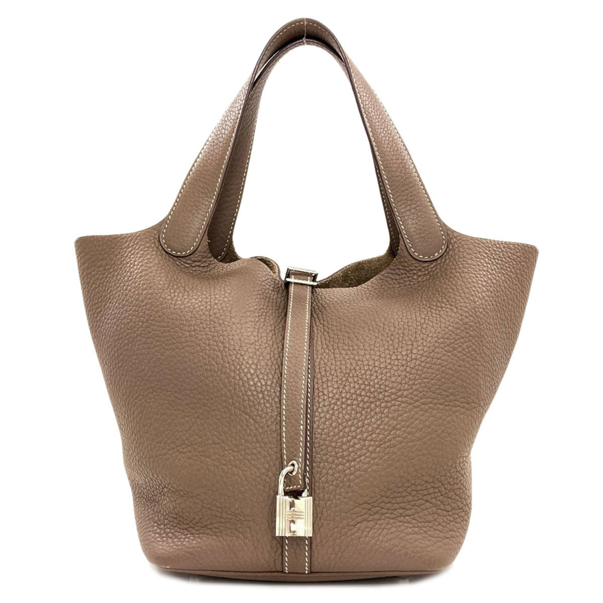 Hermes Picotin Etoupe Gray Handbag (Pre-Owned)