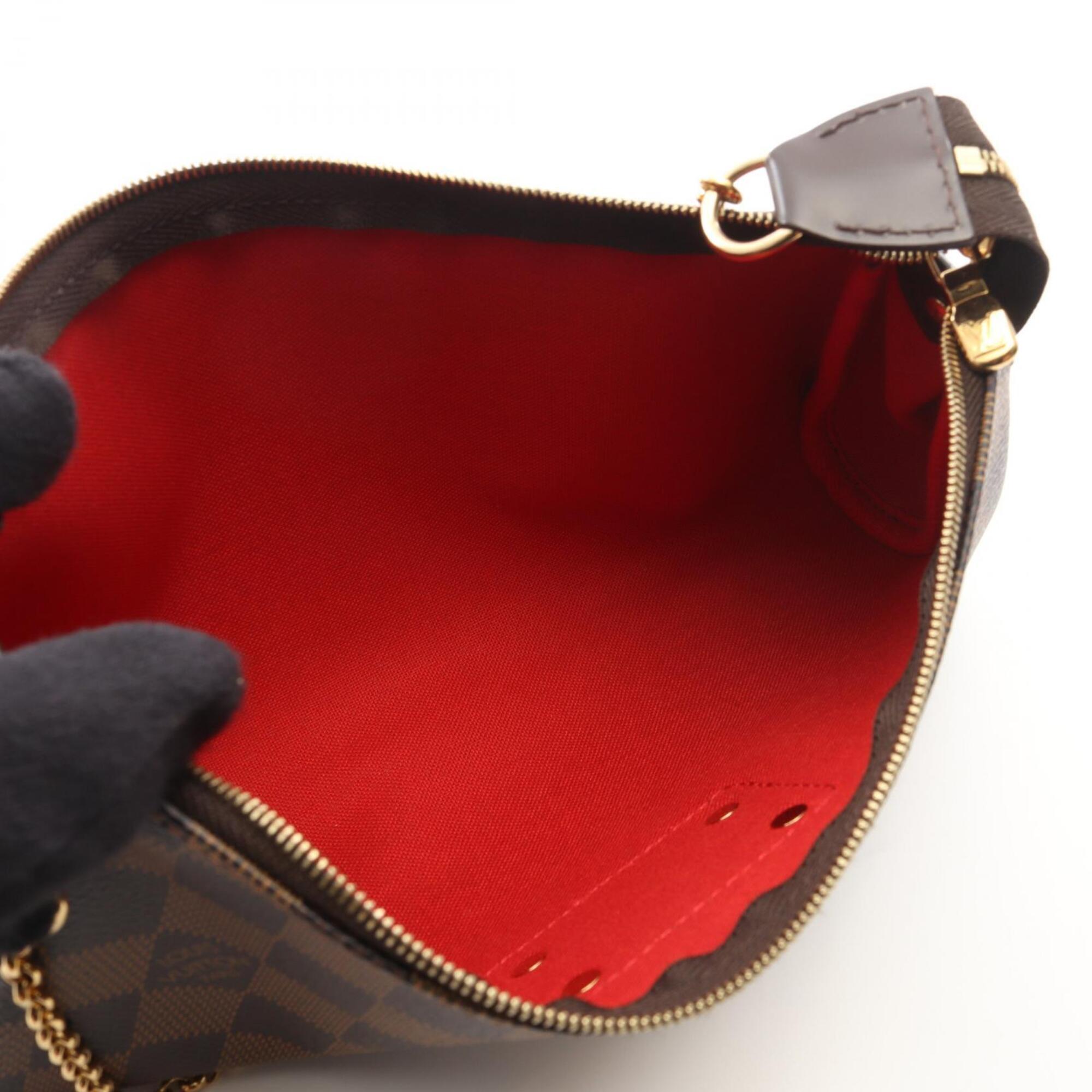 Louis Vuitton Brown Ebene Coated Canvas Leather Handbag (Pre-Owned)