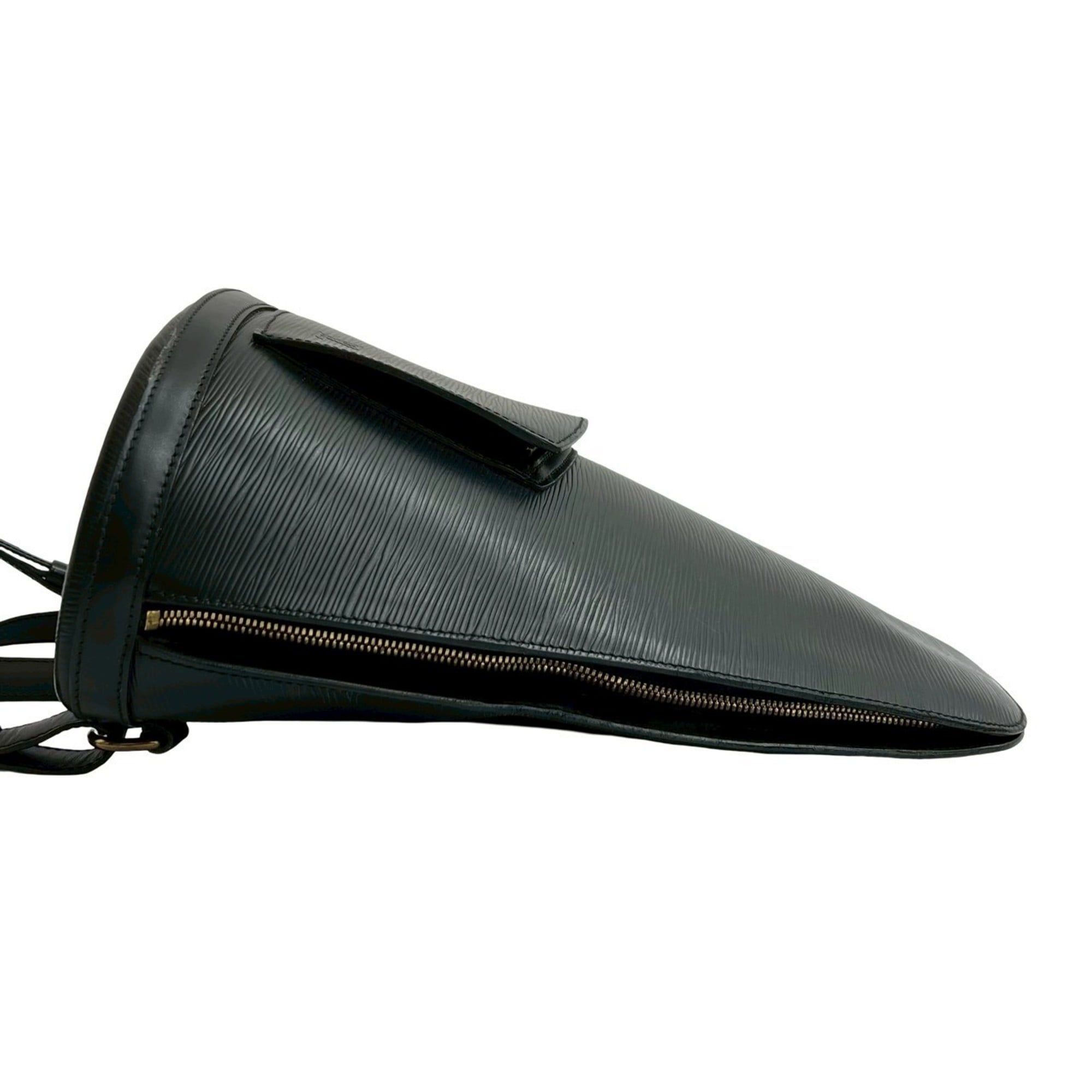 Louis Vuitton Black Leather Backpack (Pre-Owned)
