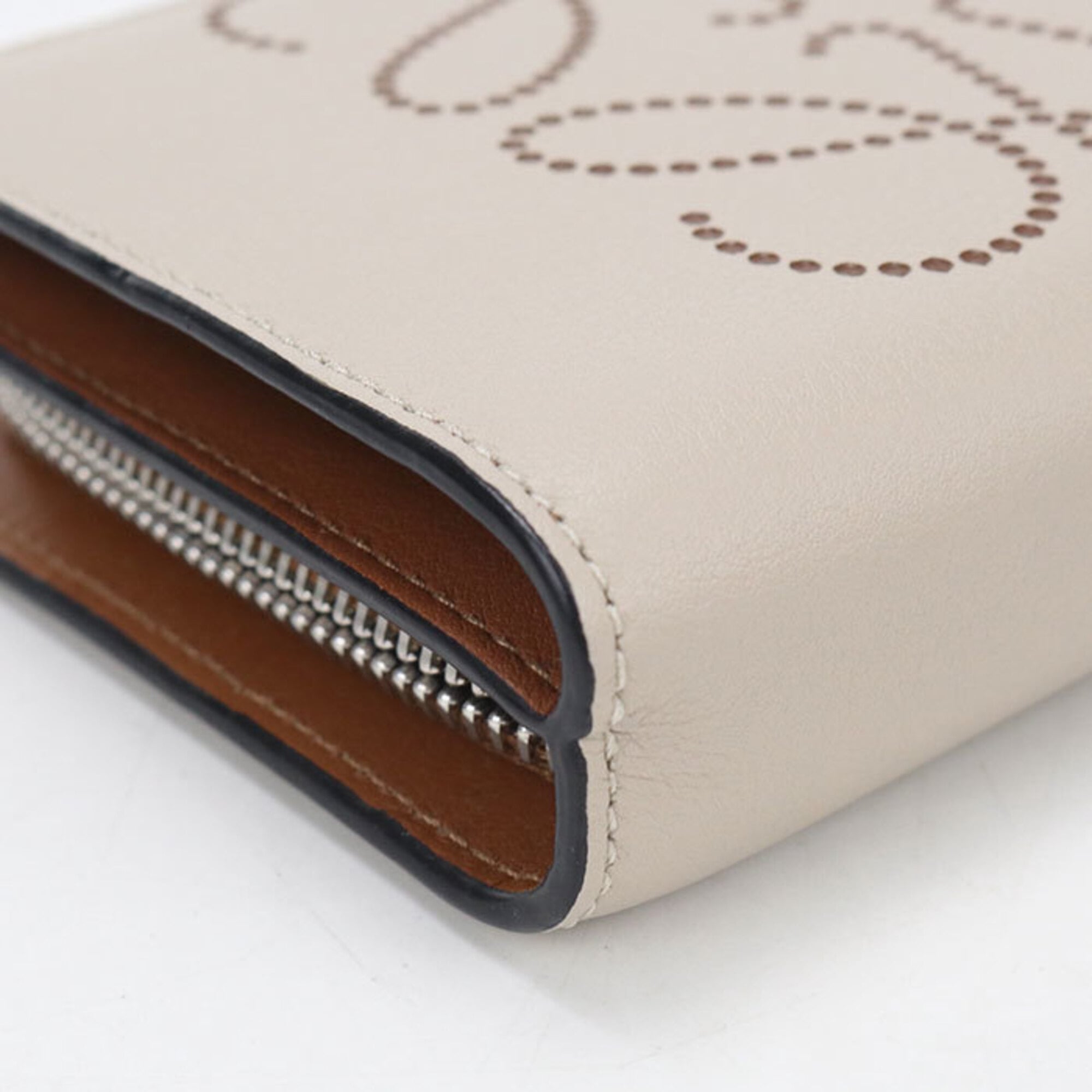 Loewe Beige Leather Wallet (Bi-Fold) (Pre-Owned)