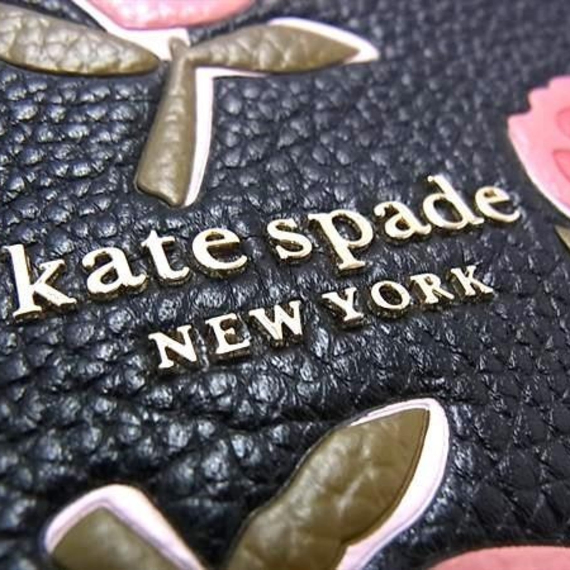 Kate Spade Black Leather Handbag Shoulder Bag Tote Bag (Pre-Owned)