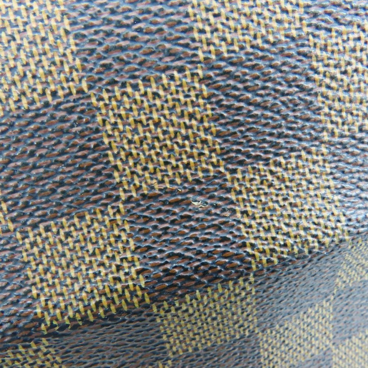 Louis Vuitton Brown Damier Canvas Ebene Damier Canvas Leather Shoulder Bag (Pre-Owned)
