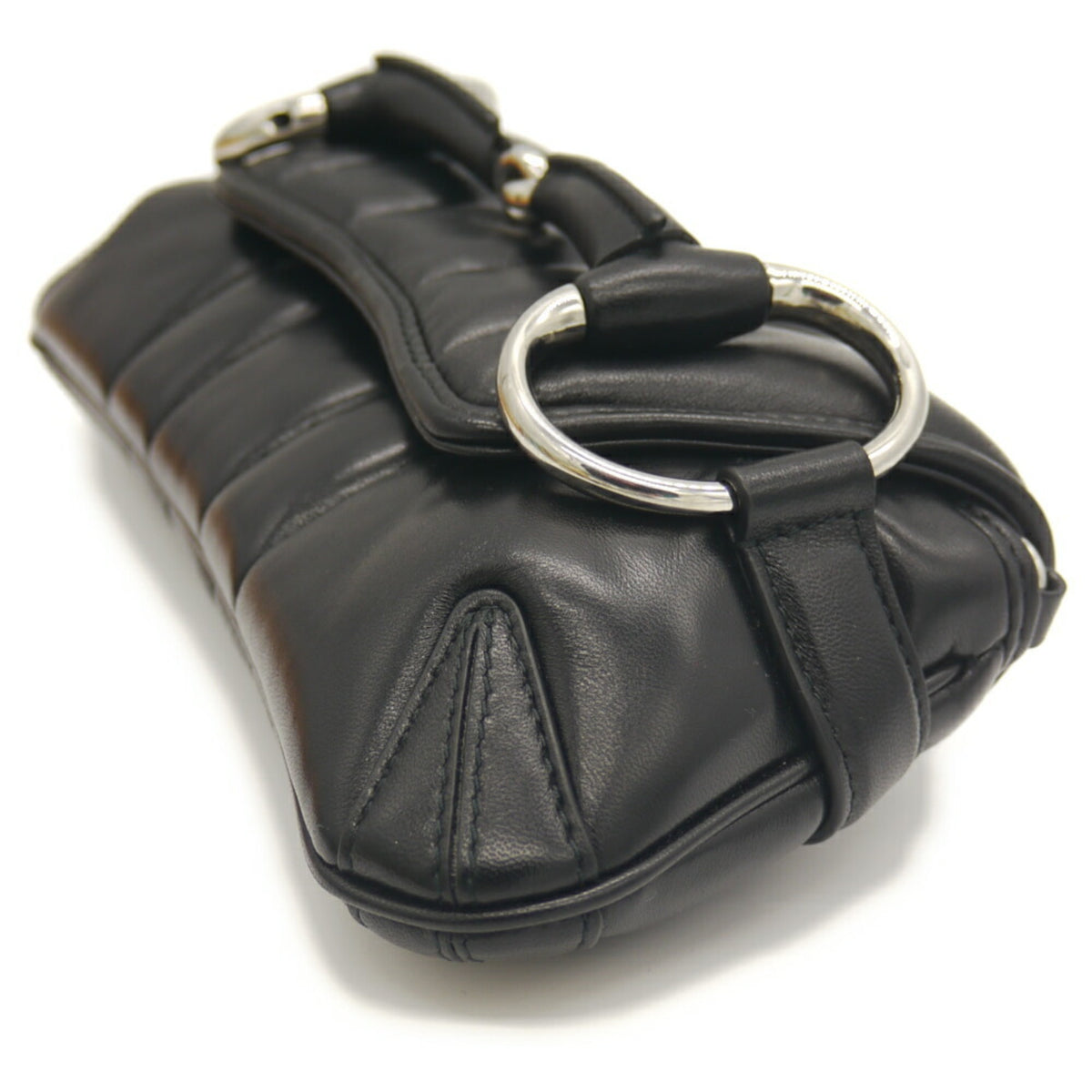 Gucci Black Leather Shoulder Bag (Pre-Owned)