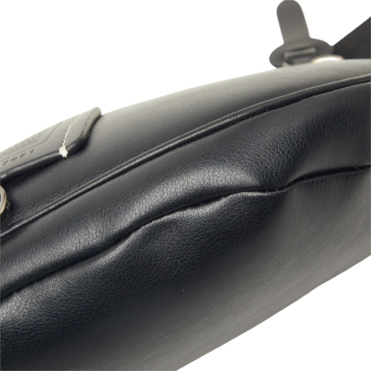Coach Black Leather Fanny Pack (Pre-Owned)