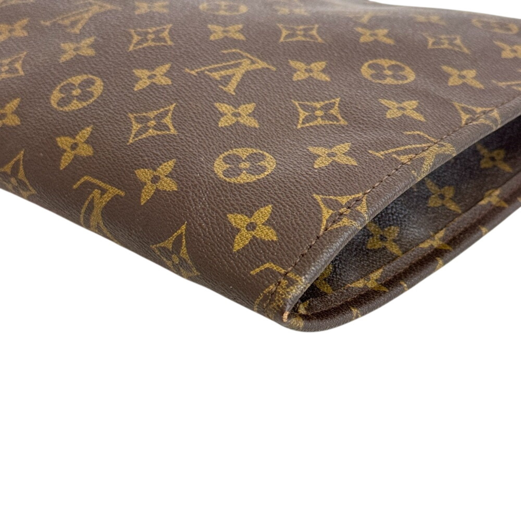Louis Vuitton Brown Monogram Monogram Clutch Bag (Pre-Owned)