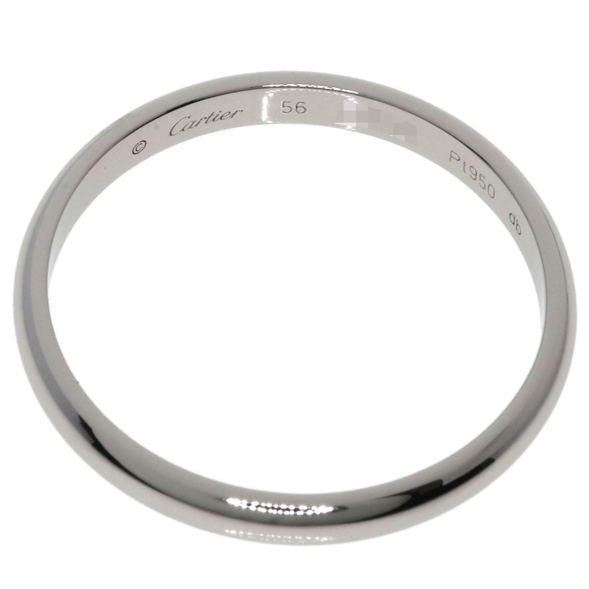 Cartier Platinum 950 Band Ring (Pre-Owned)