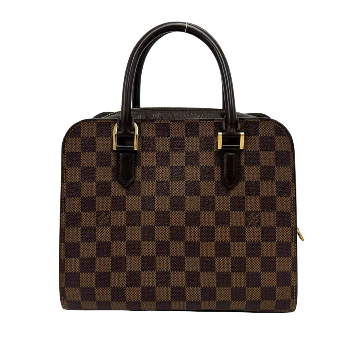 Louis Vuitton Brown Leather Pvc Boston Bag Handbag (Pre-Owned)