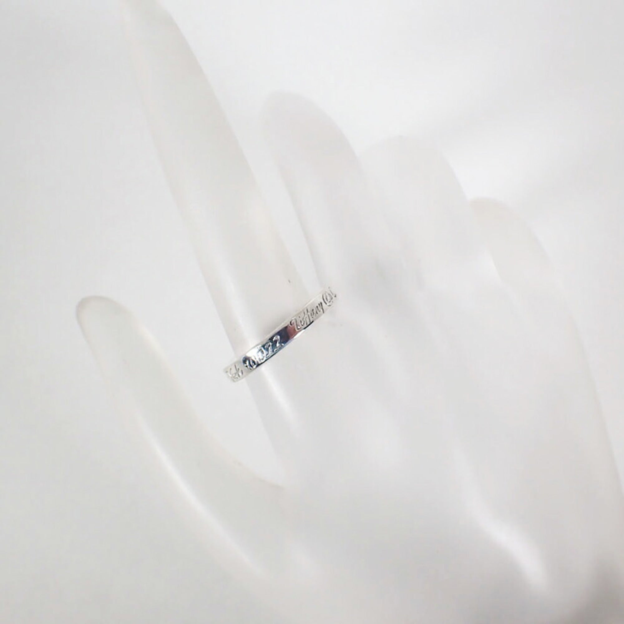 Tiffany Sterling Silver 925 Band Ring (Pre-Owned)