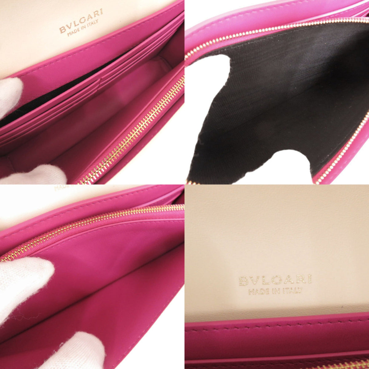 Bvlgari Ivory Leather Shoulder Bag (Pre-Owned)
