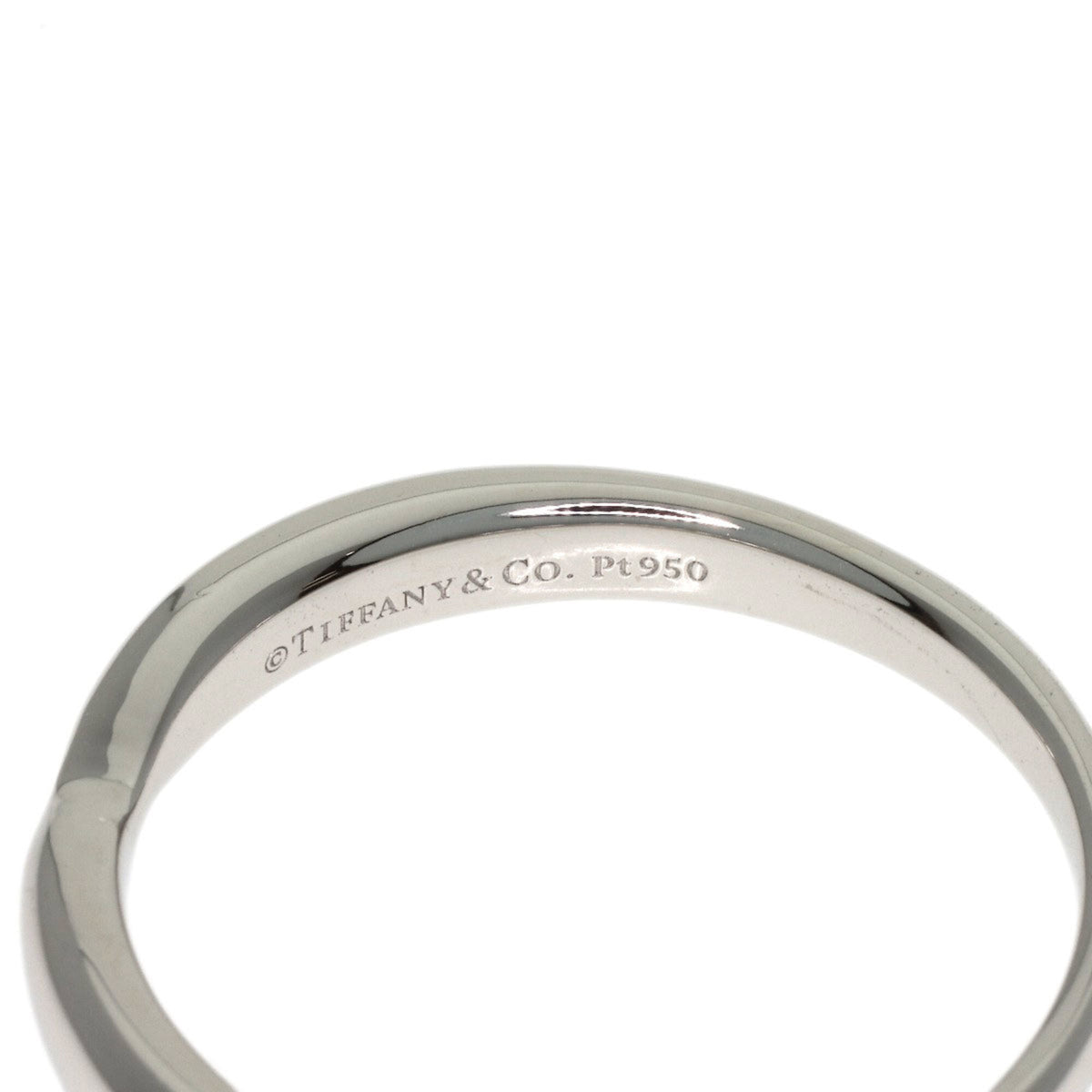 Tiffany Platinum 950 Band Ring (Pre-Owned)