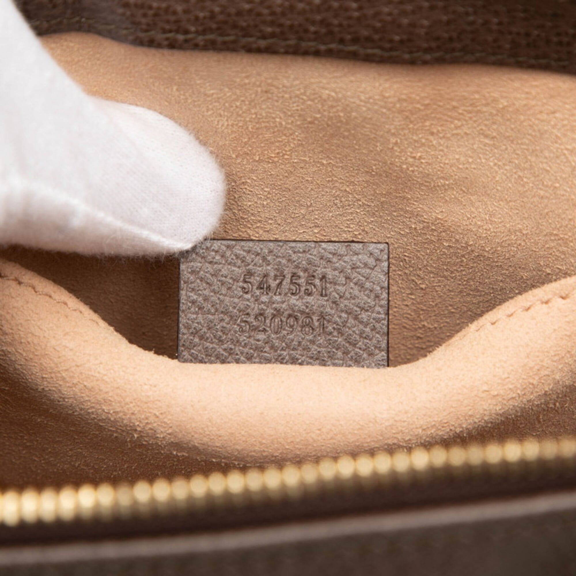 Gucci Beige Brown Pvc Leather Handbag Shoulder Bag (Pre-Owned)