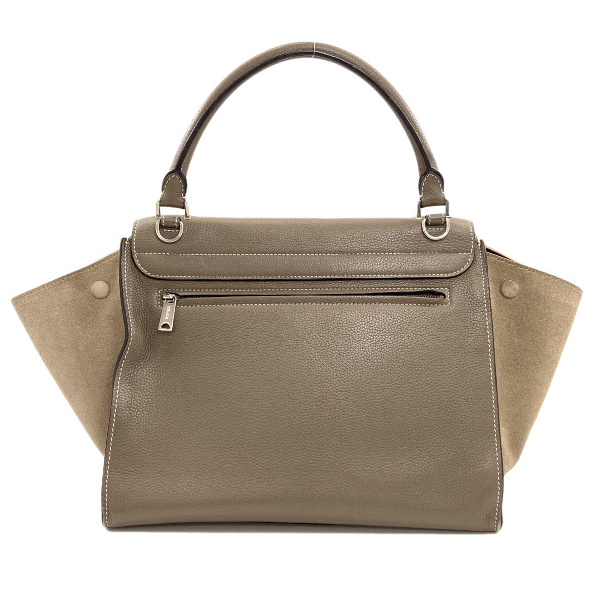 Celine Trapeze Brown Leather Handbag (Pre-Owned)